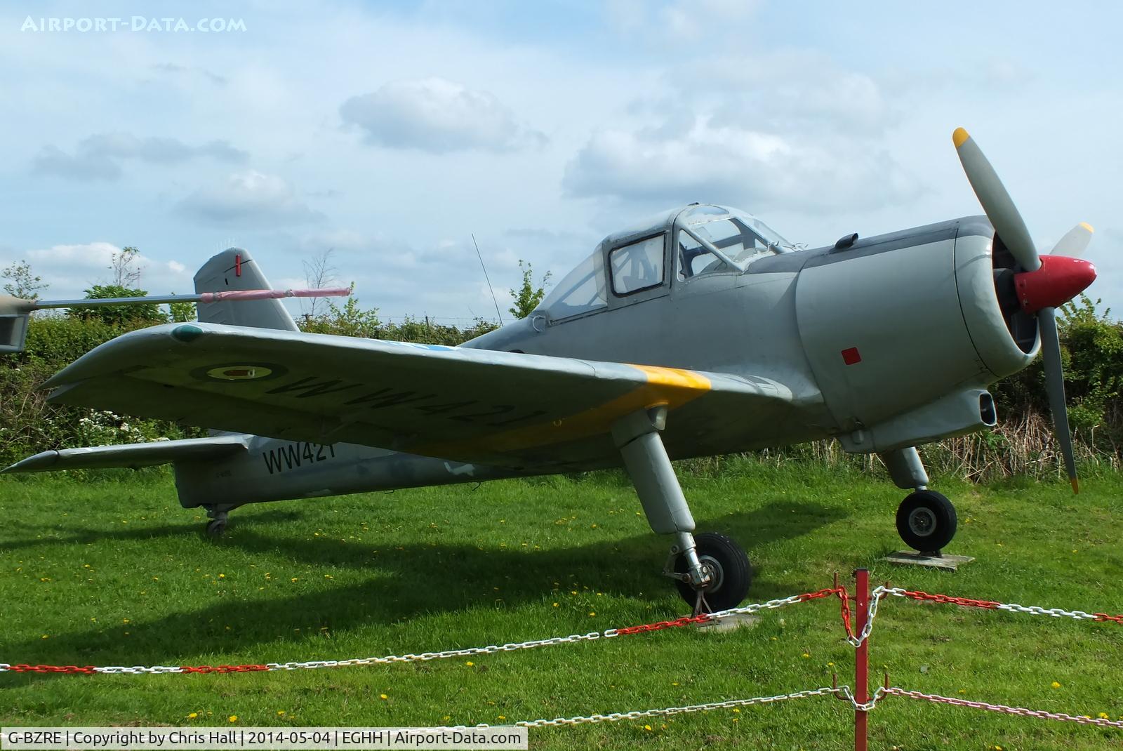 G-BZRE, 1953 Percival P-56 Provost T.1 C/N PAC/F/234, at the Bournemouth Aviaton Museum