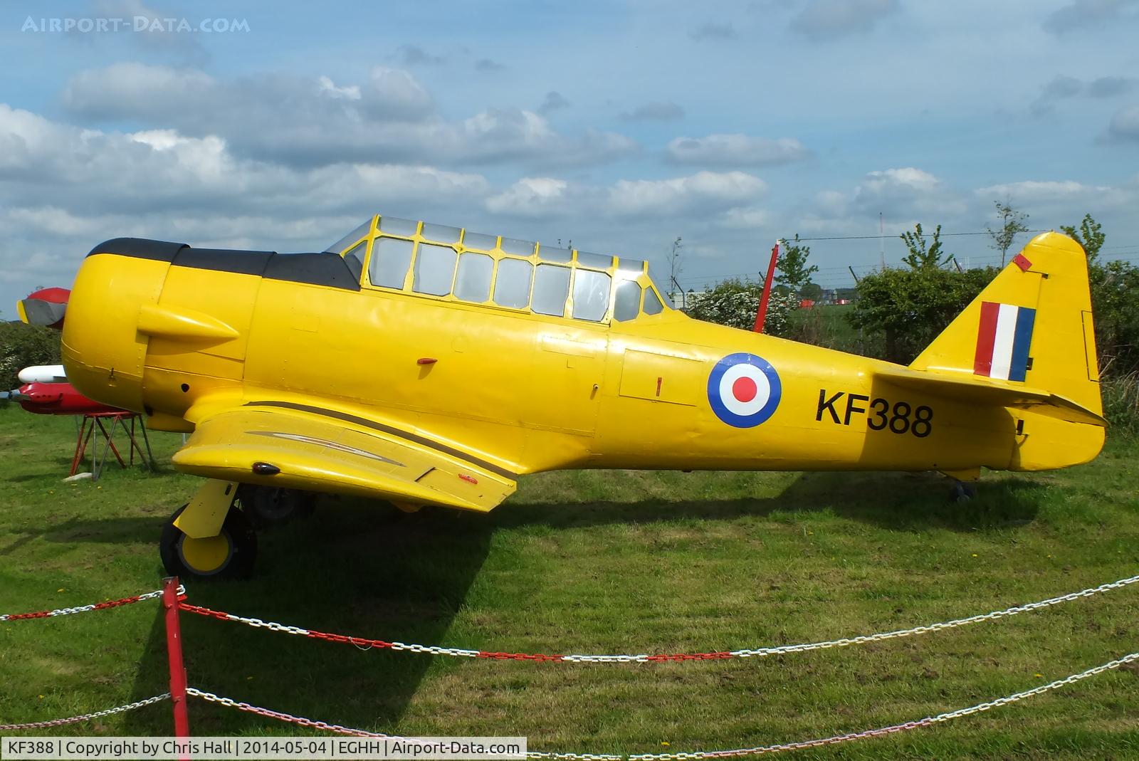 KF388, North American Harvard IIB C/N Composite, at the Bournemouth Aviaton Museum