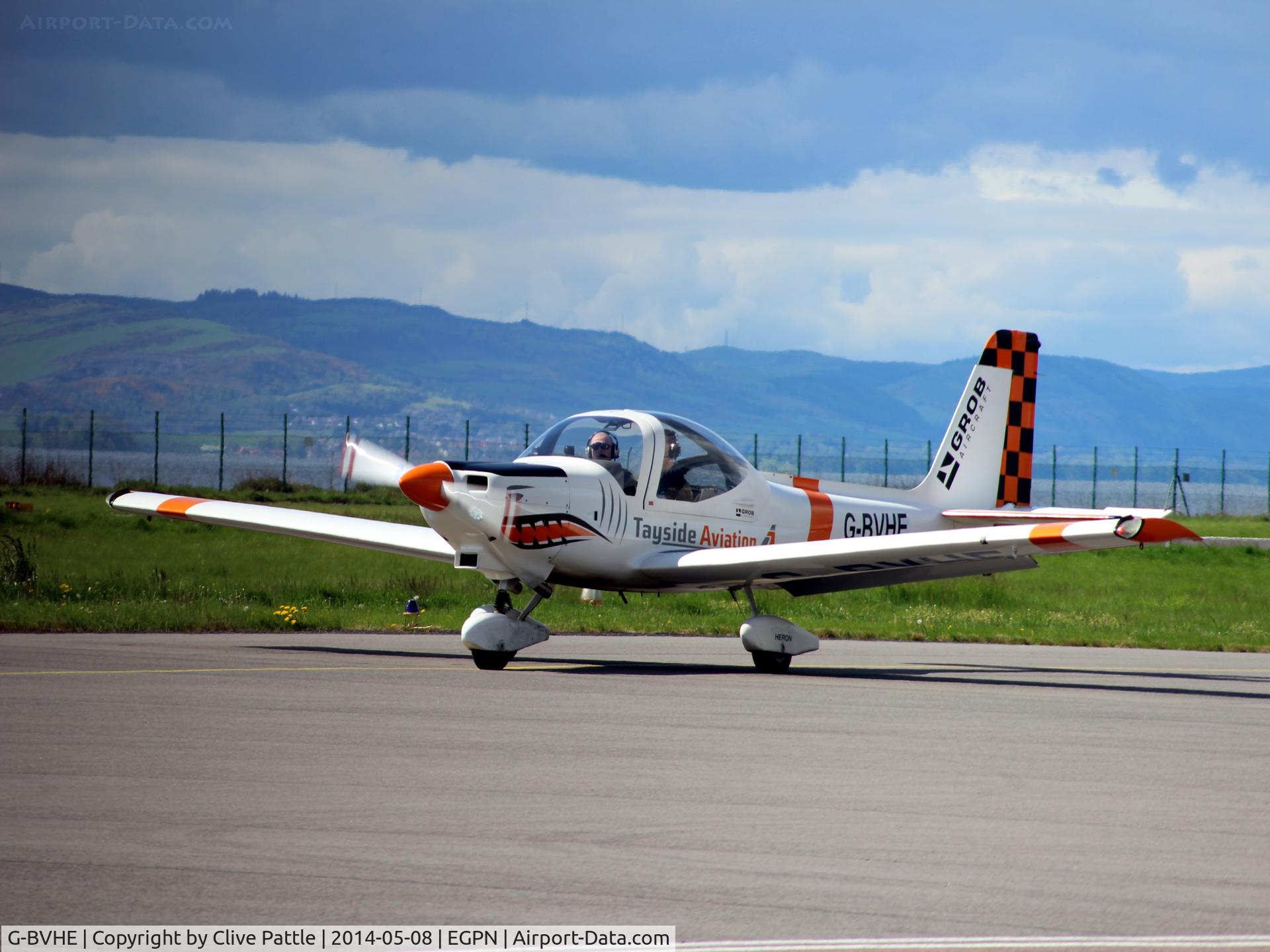 G-BVHE, 1994 Grob G-115D-2 C/N 82008, Tayside Aviation, displaying it's new colour scheme.