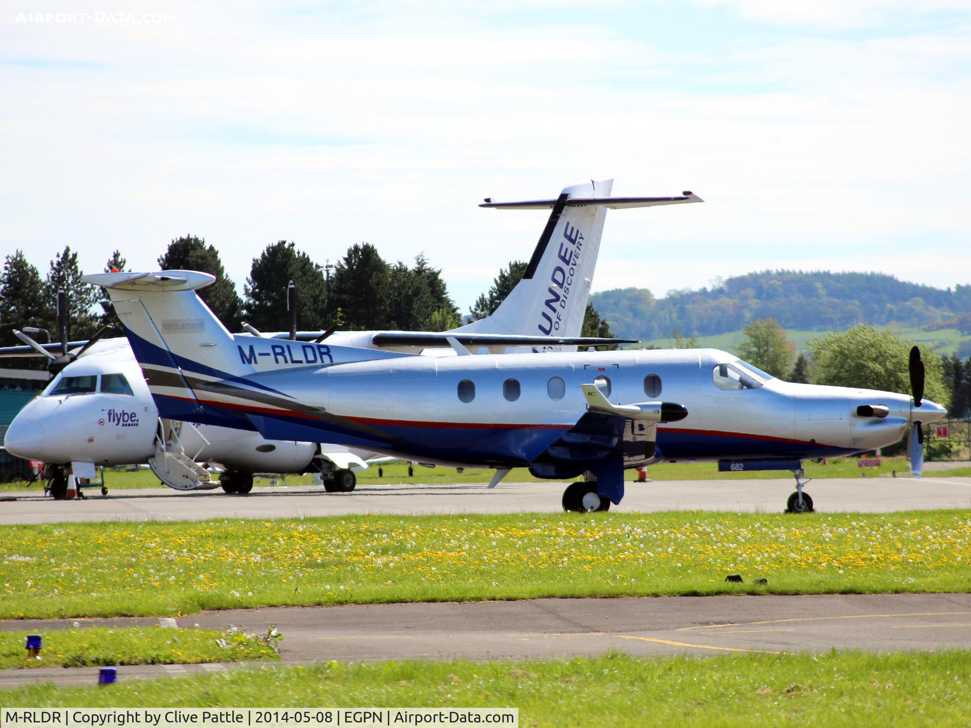 M-RLDR, 2005 Pilatus PC-12/45 C/N 682, A nice visitor at Dundee Riverside EGPN