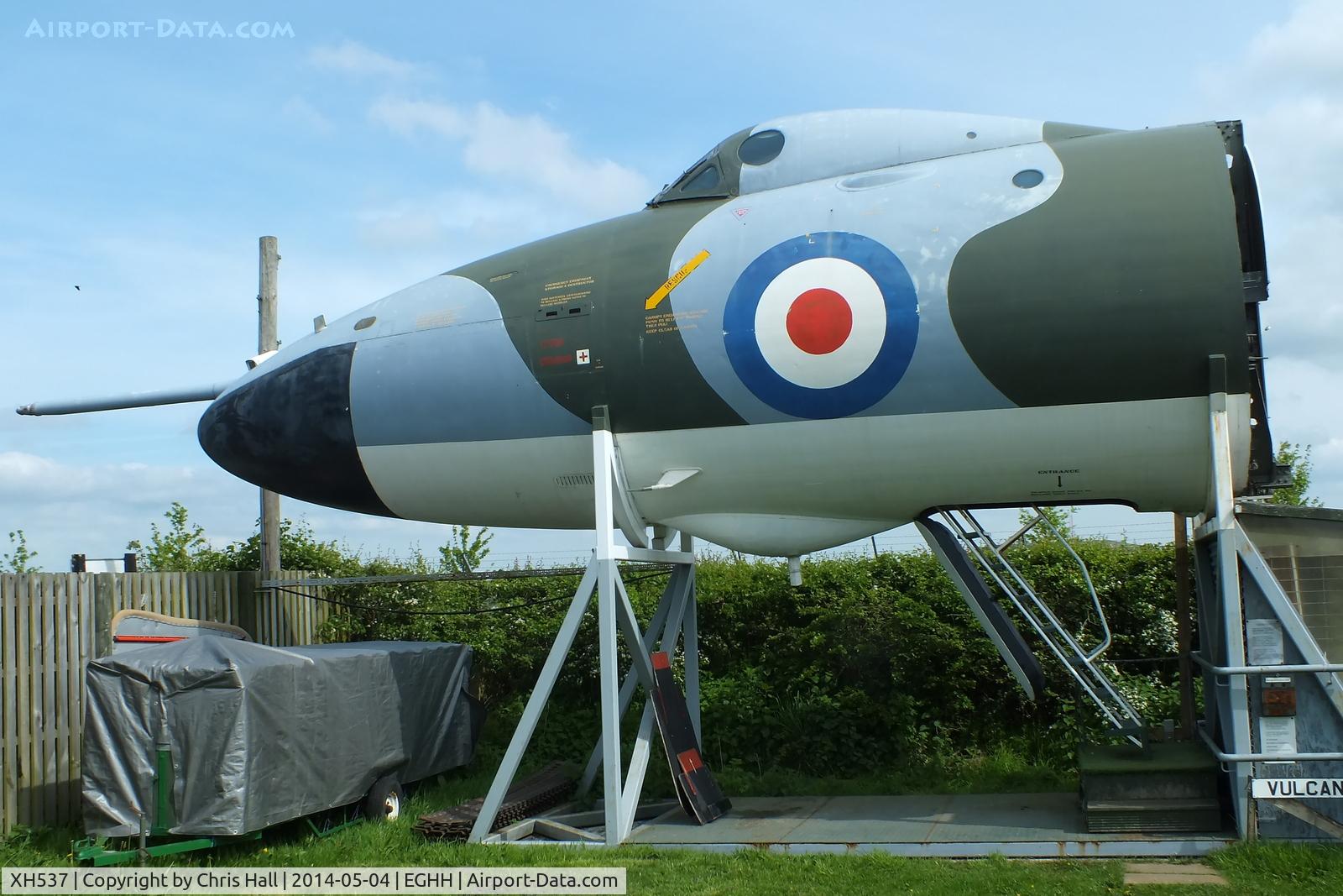 XH537, 1965 Avro Vulcan B.2 C/N Set 5, at the Bournemouth Aviaton Museum