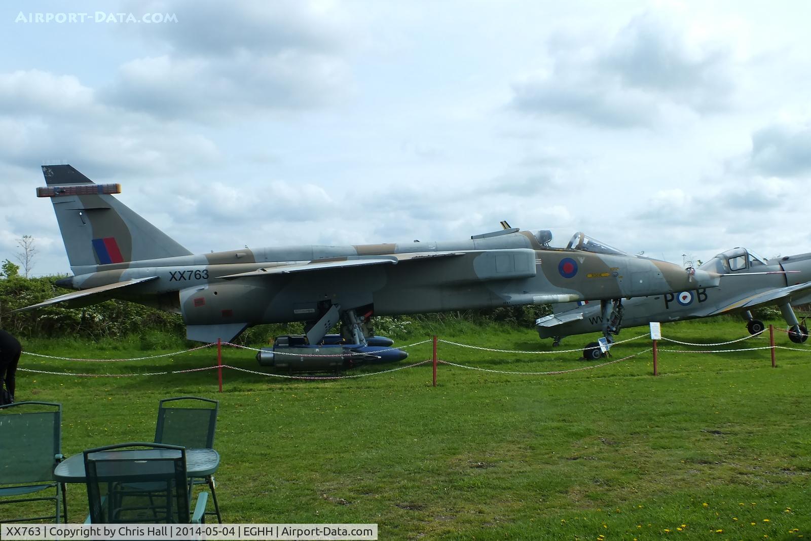 XX763, 1975 Sepecat Jaguar GR.1 C/N S.60, at the Bournemouth Aviaton Museum
