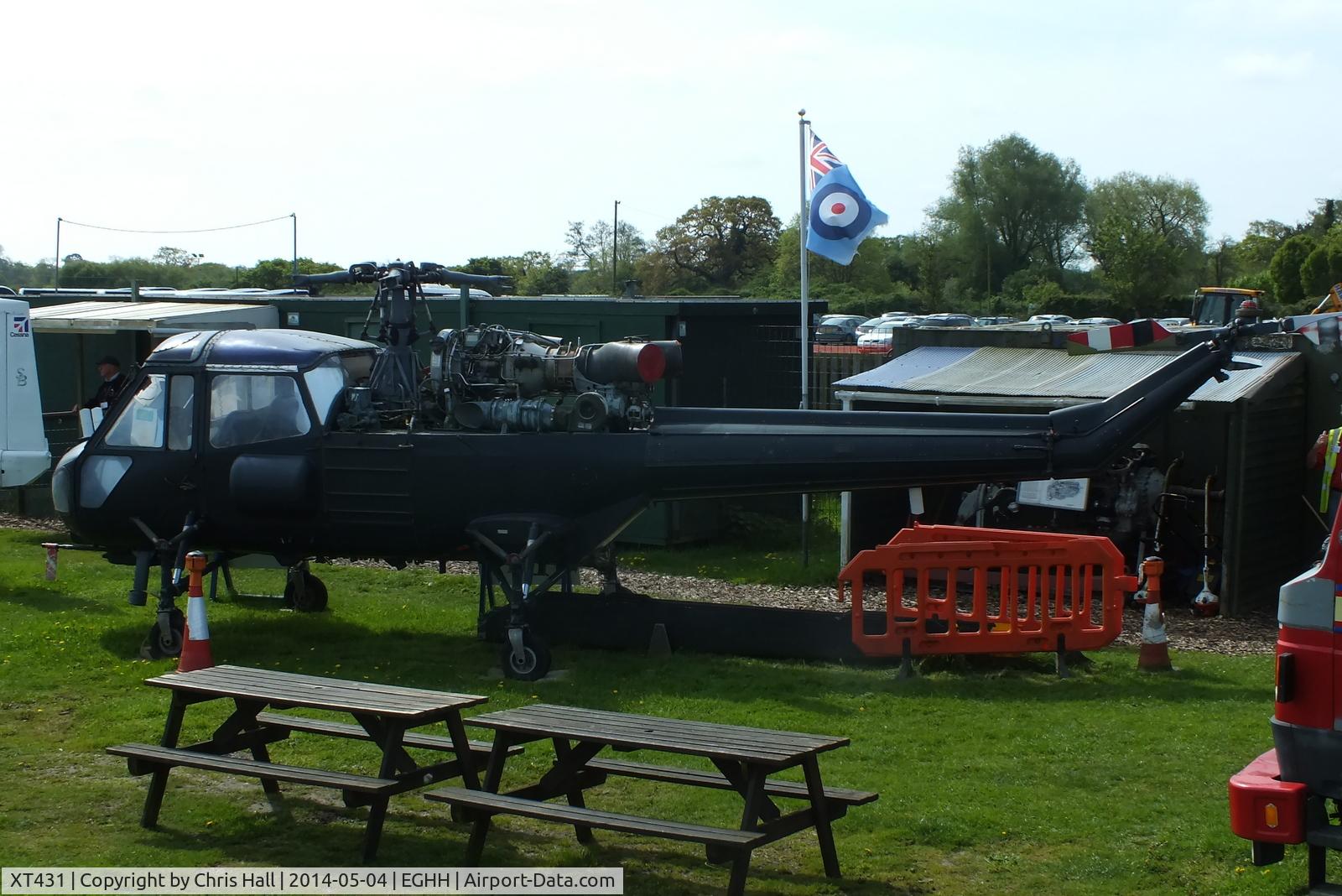 XT431, 1965 Westland Wasp HAS.1 C/N F9601, at the Bournemouth Aviaton Museum