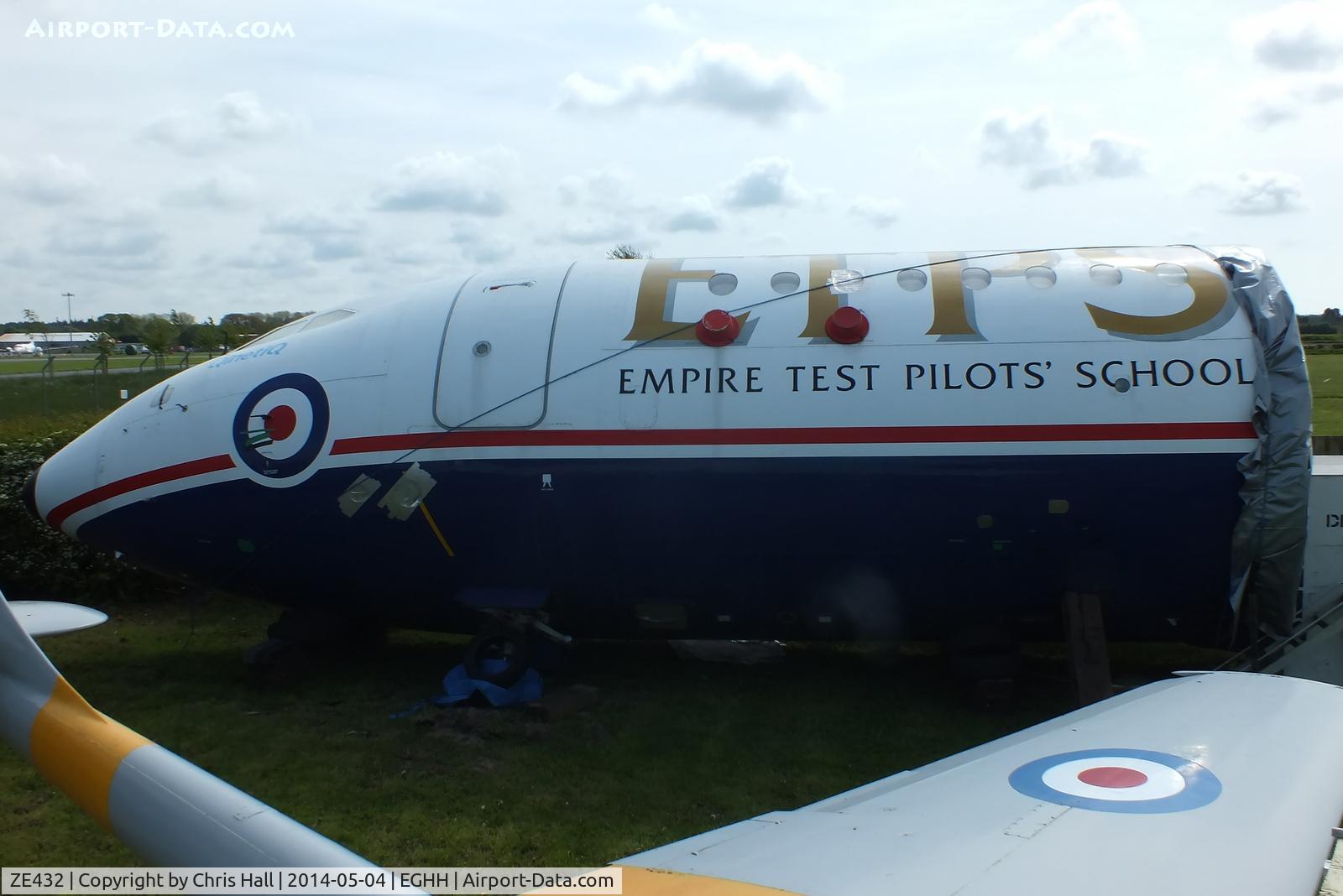 ZE432, 1973 BAC 111-479FU One-Eleven C/N BAC.250, at the Bournemouth Aviaton Museum