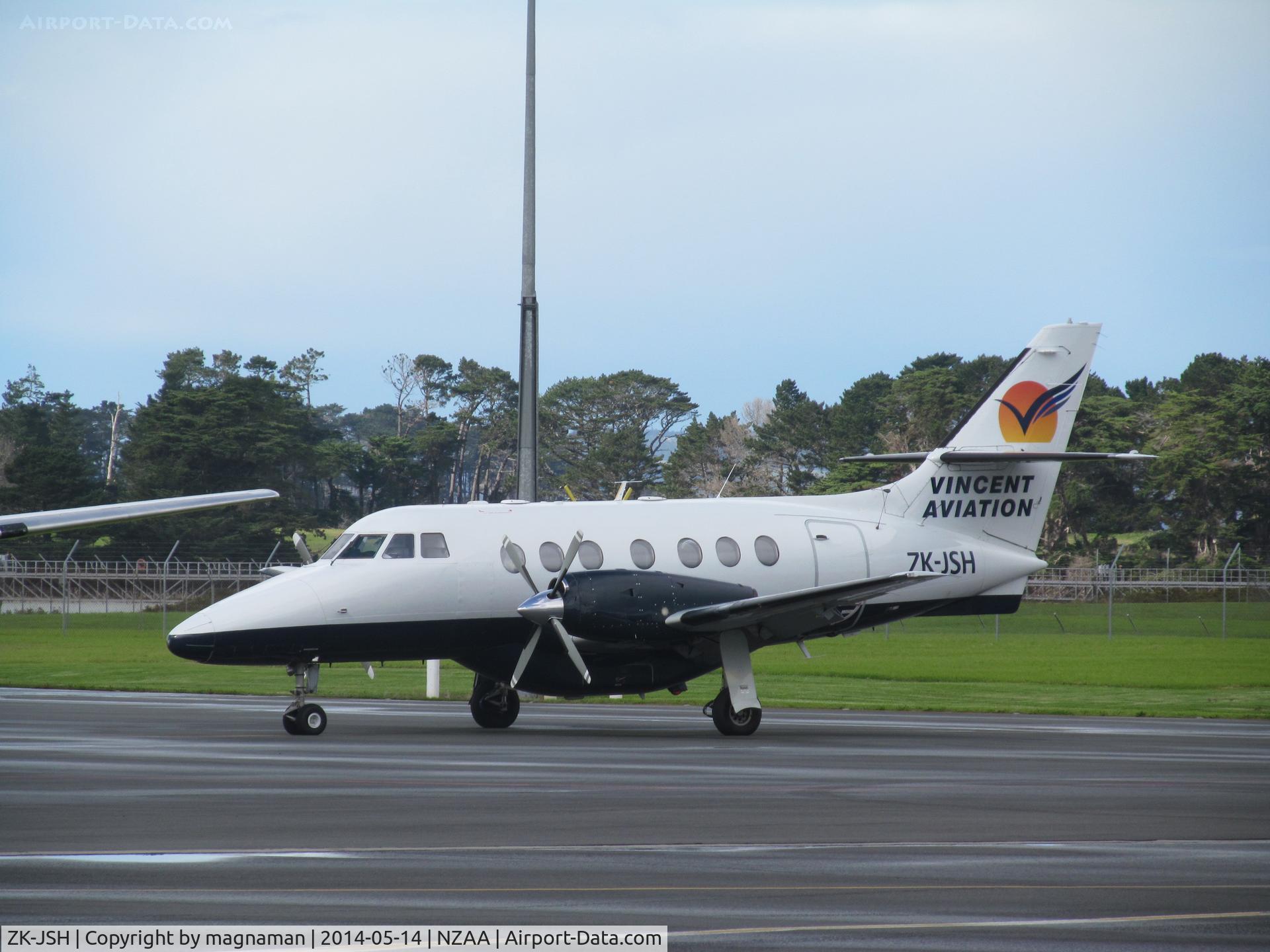 ZK-JSH, 1988 British Aerospace BAe-3109 Jetstream 31 C/N 838, Last saw this at Napier - nice little prop