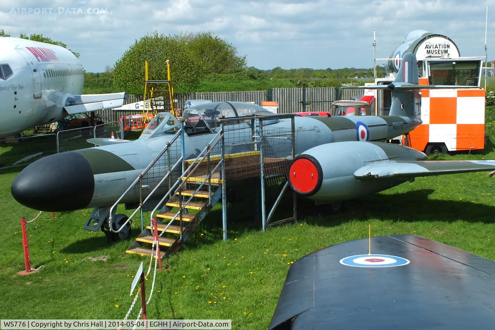 WS776, 1954 Gloster Meteor NF.14 C/N Not found WS776, at the Bournemouth Aviaton Museum