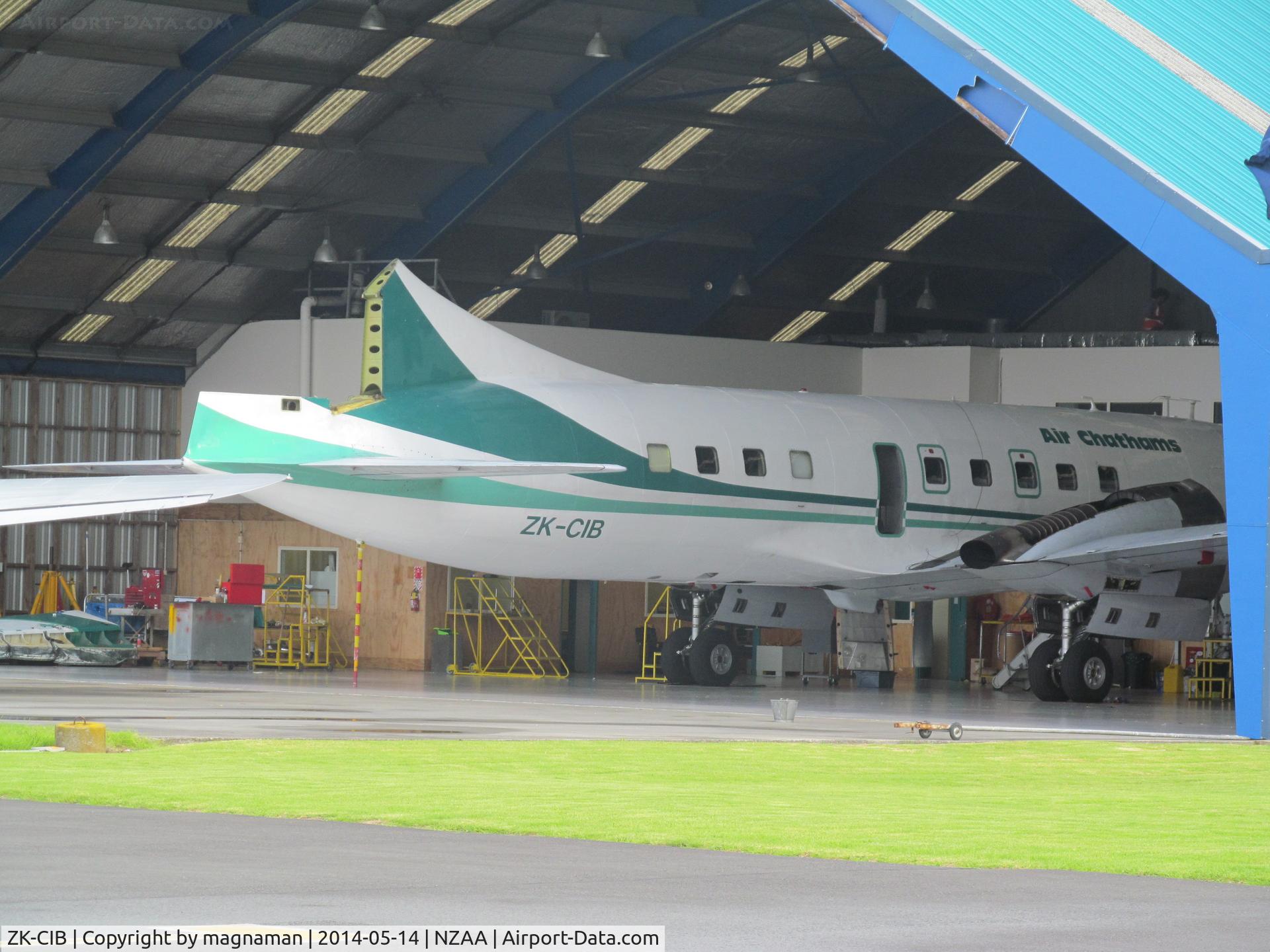 ZK-CIB, 1953 Convair 580 C/N 327A, Under some serious maintenance