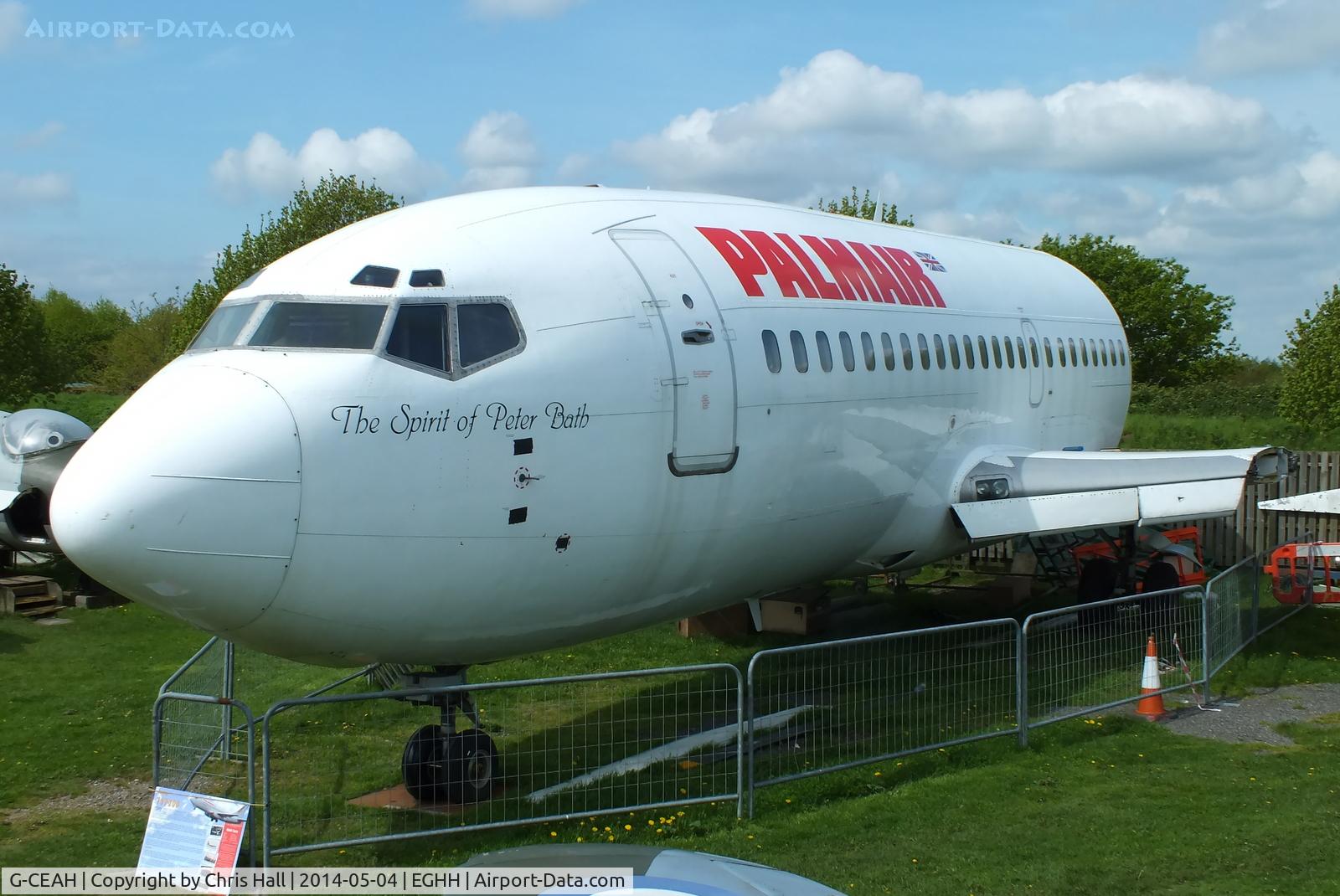 G-CEAH, 1975 Boeing 737-229 C/N 21135, at the Bournemouth Aviaton Museum