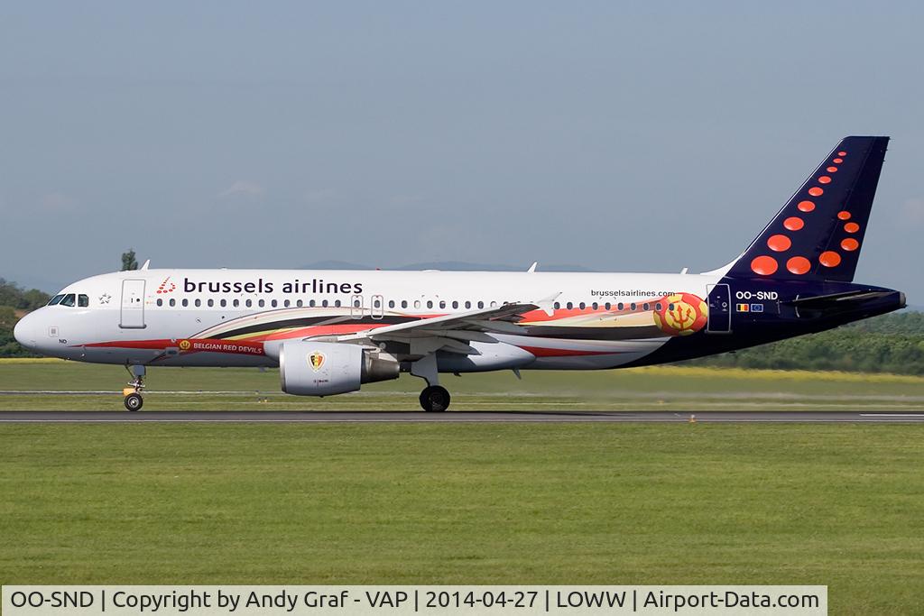 OO-SND, 2002 Airbus A320-214 C/N 1838, Brussels Airlines A320