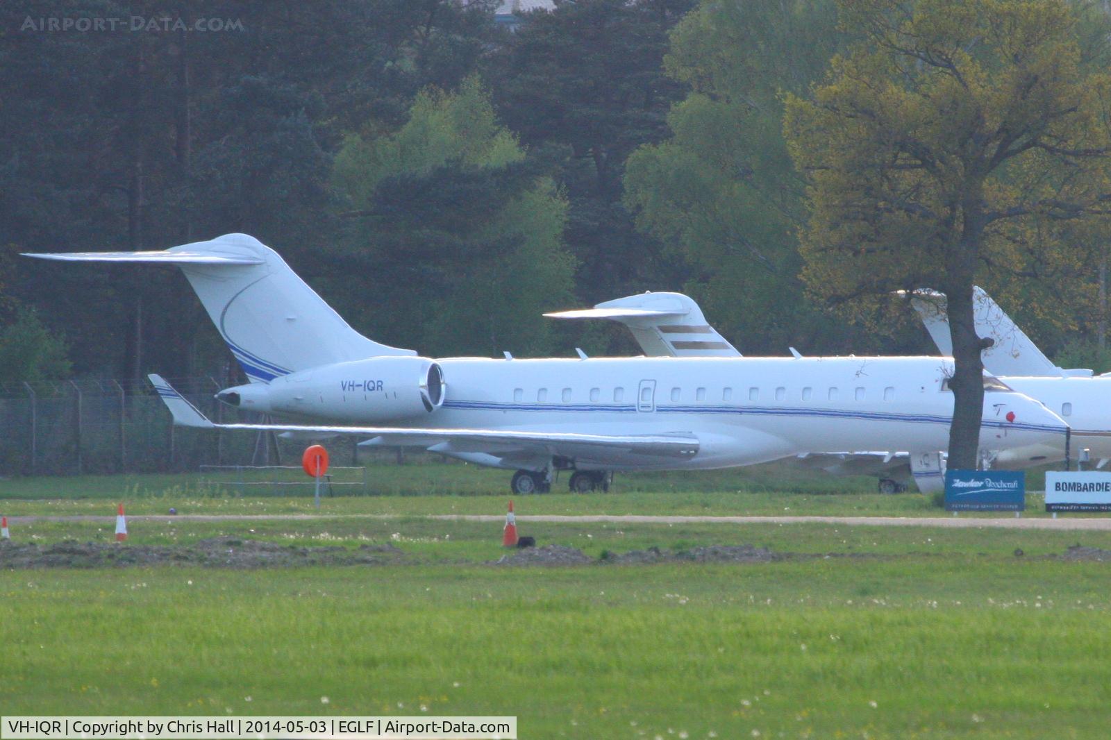 VH-IQR, 2007 Bombardier BD-700-1A10 Global Express XRS C/N 9230, Execujet Australia Pty Ltd