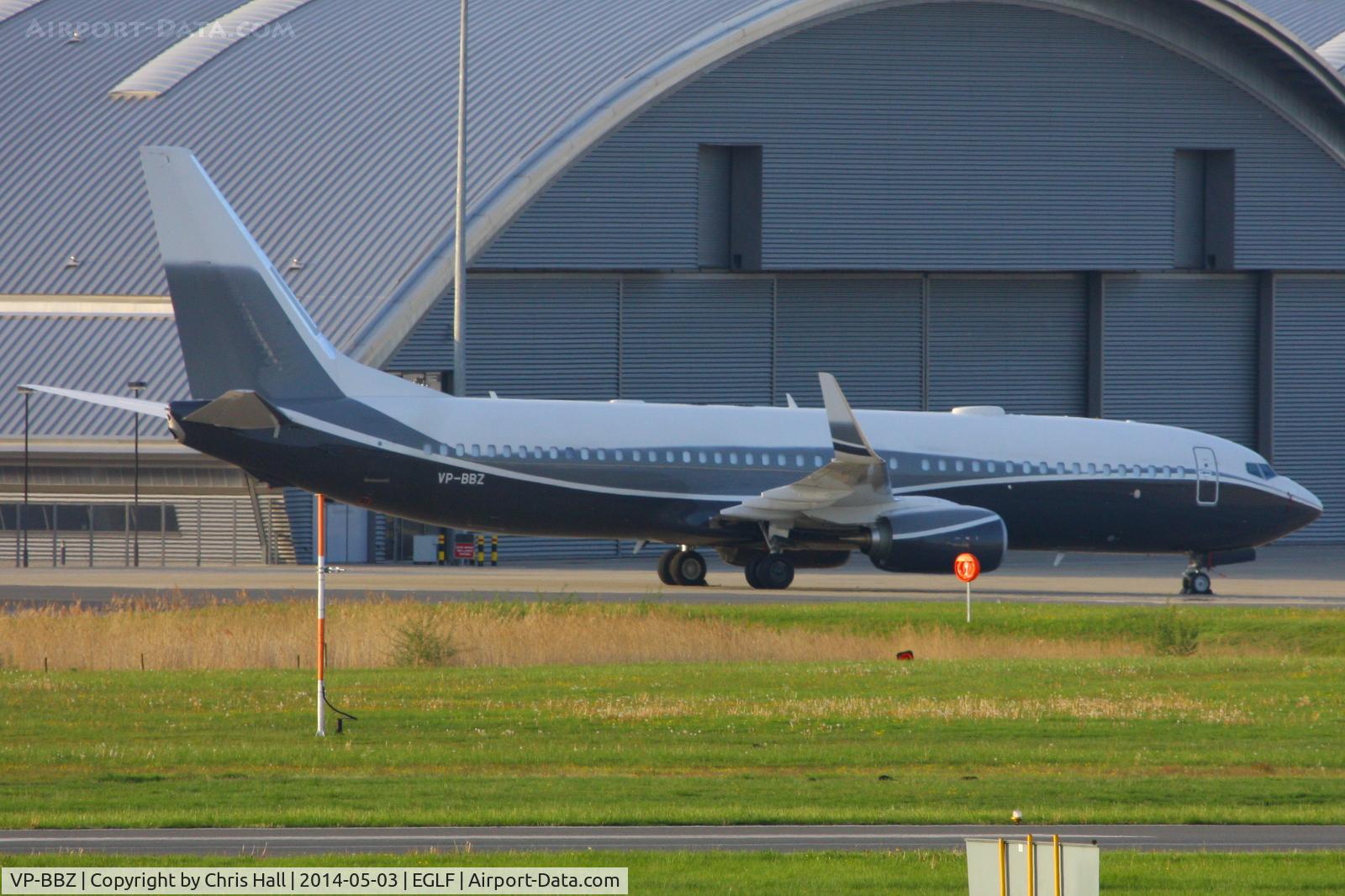 VP-BBZ, 2012 Boeing 737-8LX BBJ2 C/N 39899, Gama Aviation