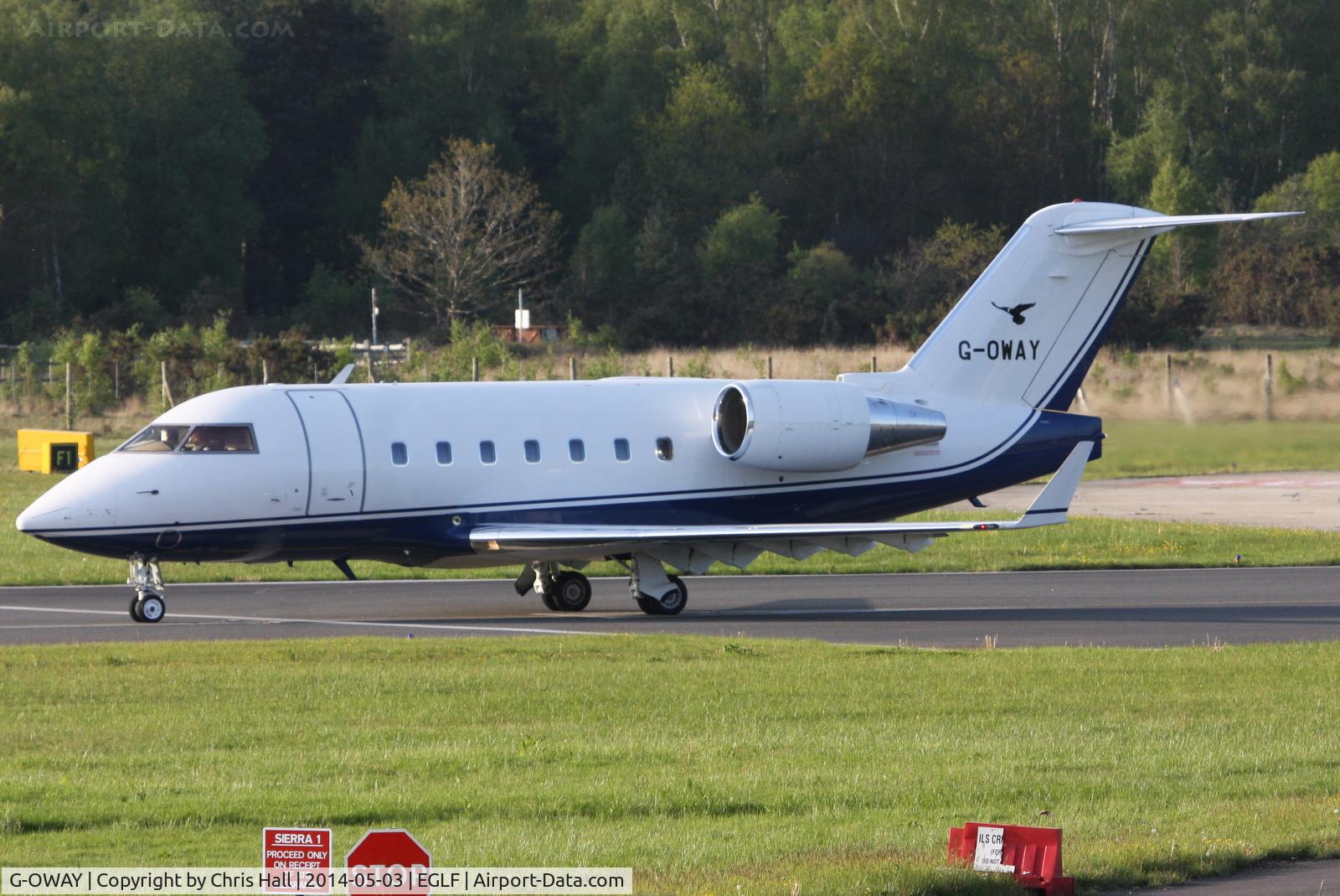 G-OWAY, 1991 Canadair Challenger 601-3A (CL-600-2B16) C/N 5085, Edinburgh Air Charter Ltd