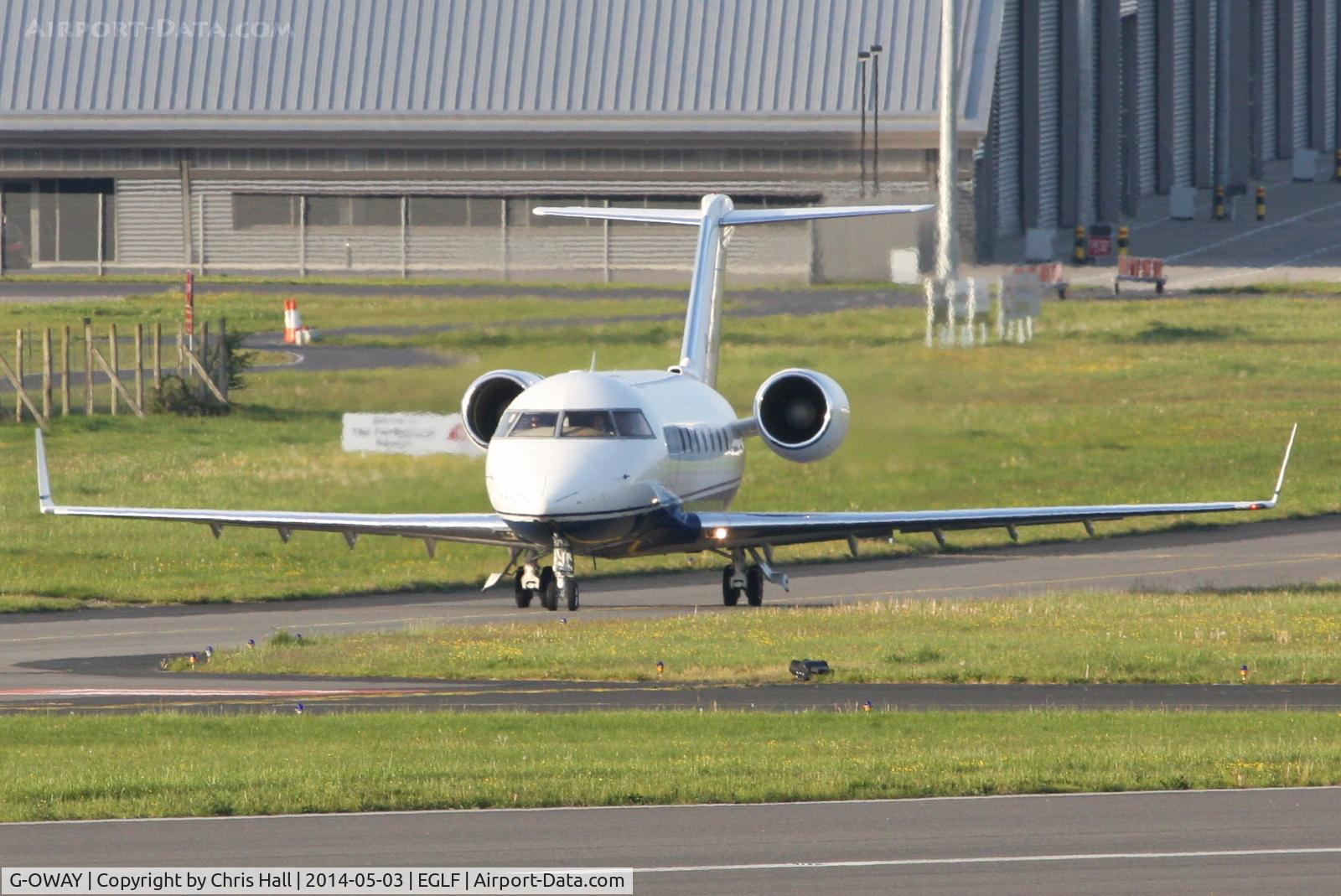 G-OWAY, 1991 Canadair Challenger 601-3A (CL-600-2B16) C/N 5085, Edinburgh Air Charter Ltd