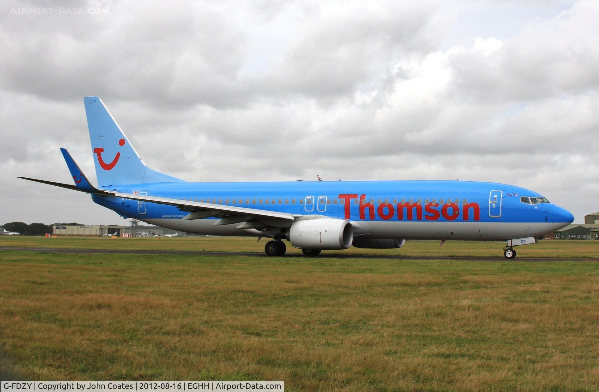 G-FDZY, 2011 Boeing 737-8K5 C/N 37261, Taxiing