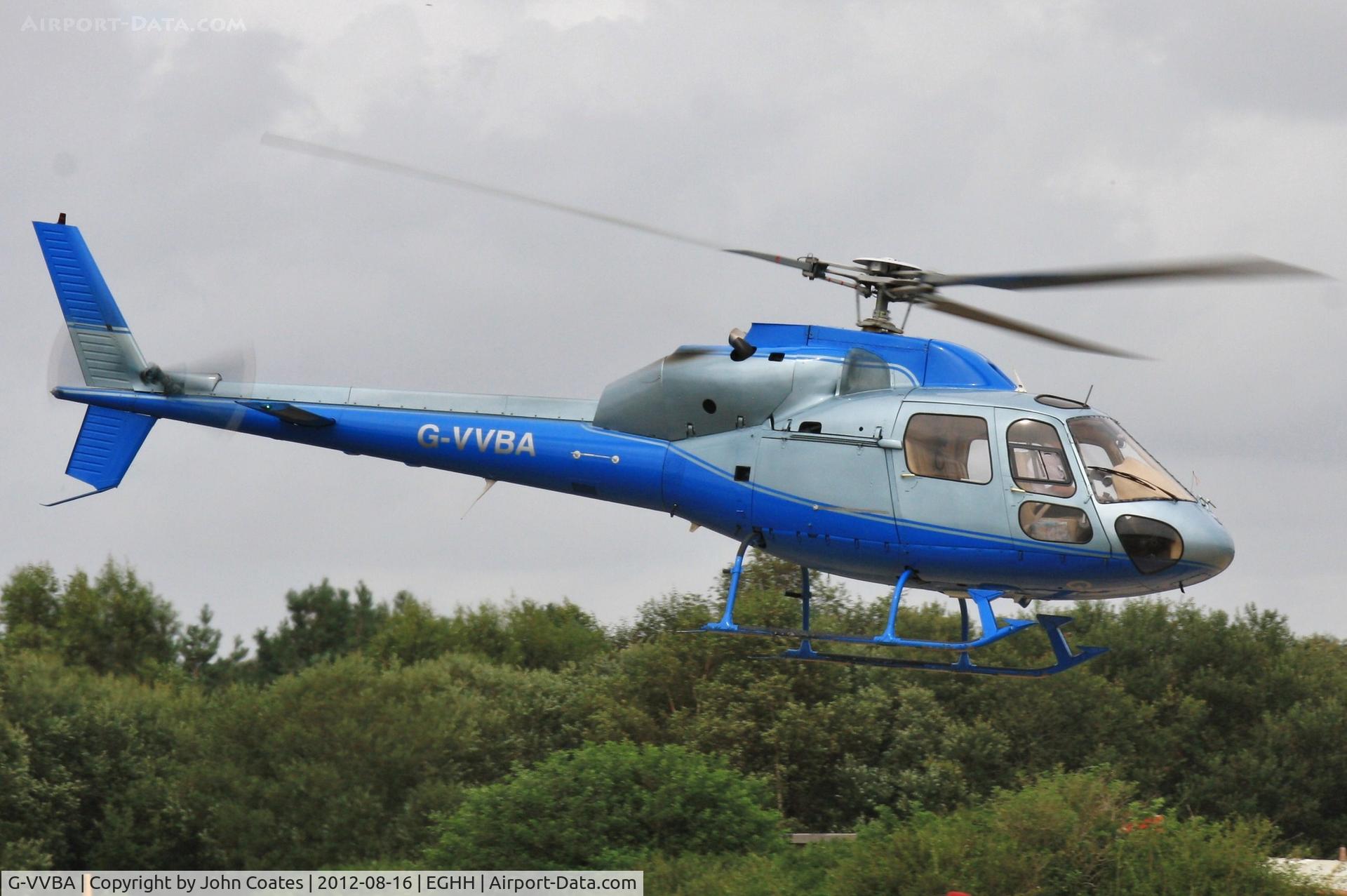 G-VVBA, 1991 Aerospatiale AS-355F-2 Ecureuil 2 C/N 5463, Departs BHL