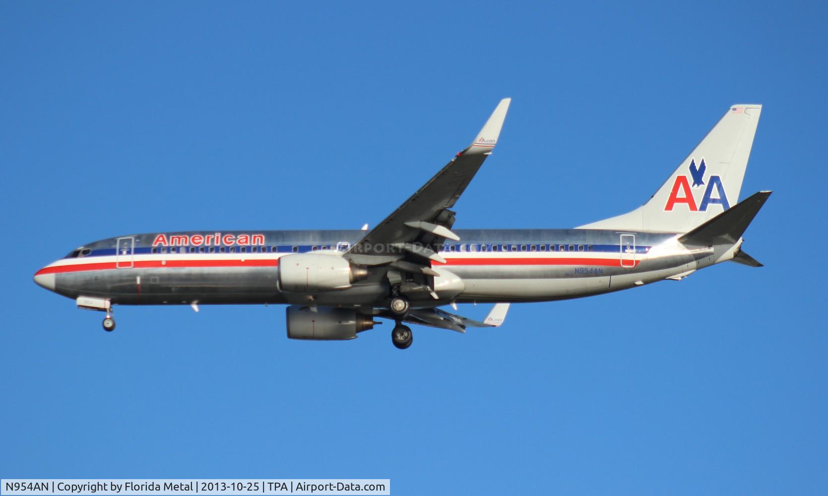 N954AN, 2001 Boeing 737-823 C/N 30089, American 737-800
