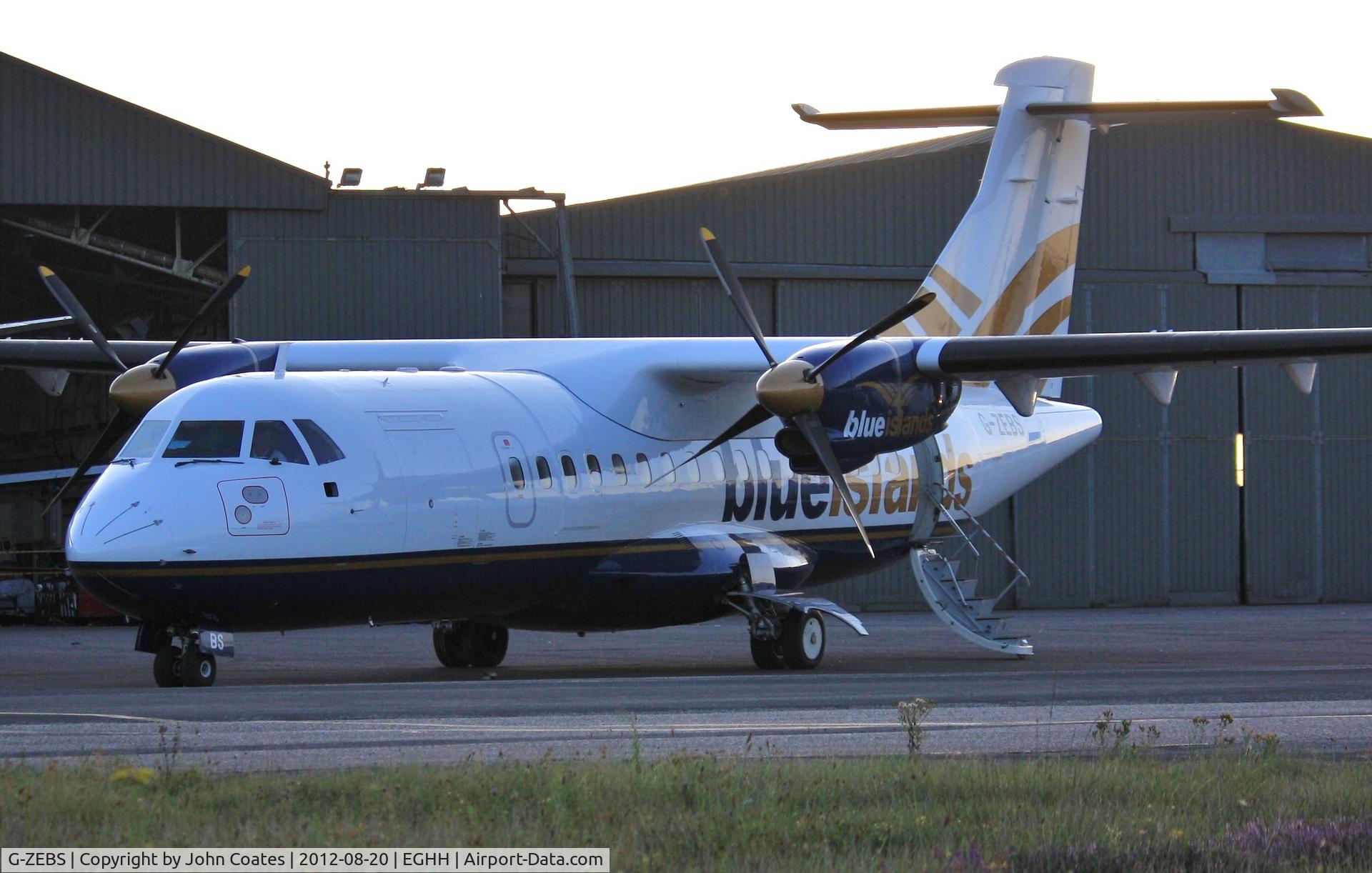 G-ZEBS, 1987 ATR 42-320 C/N 066, Just painted awaiting delivery