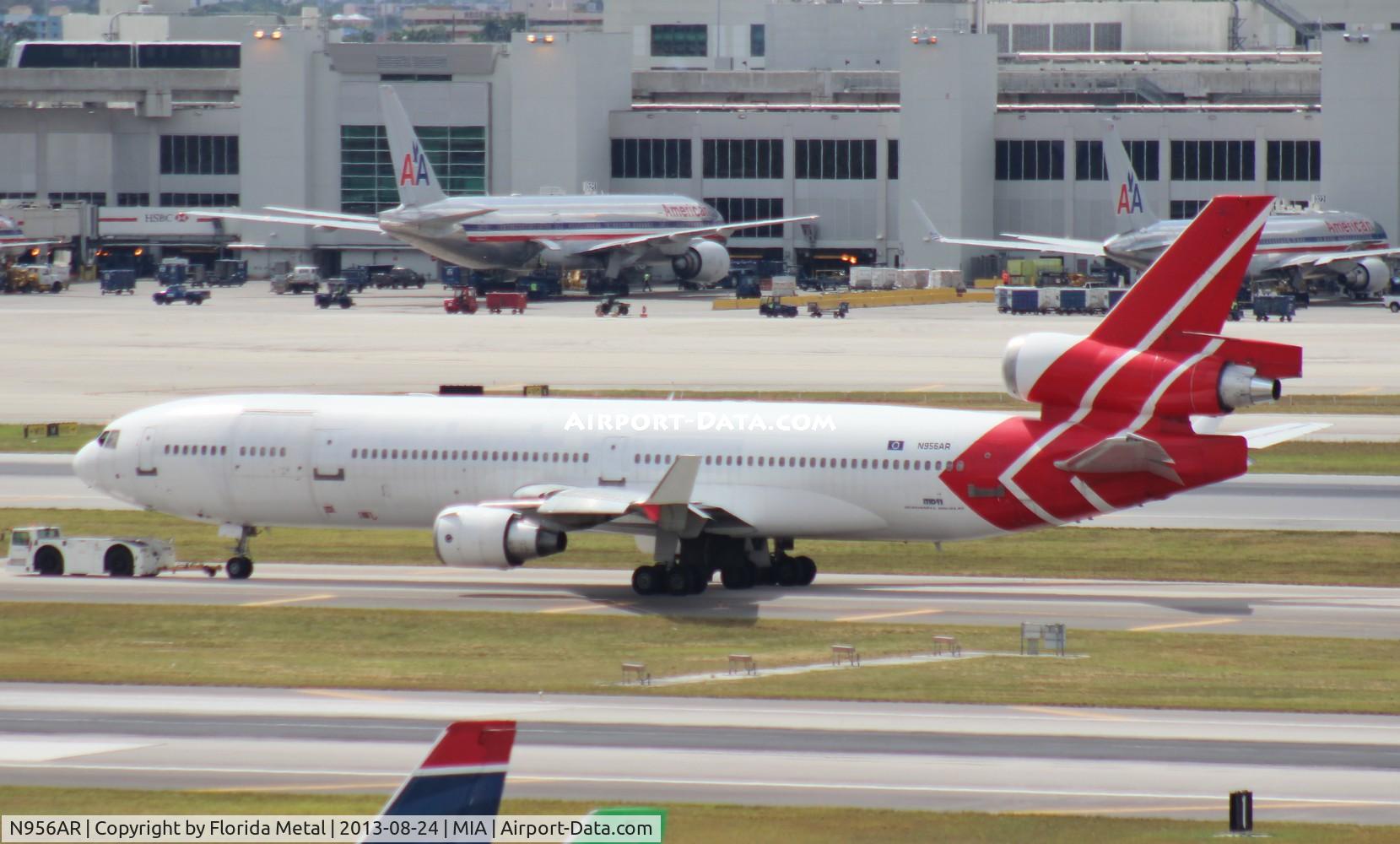 N956AR, 1995 McDonnell Douglas MD-11F C/N 48629, Ex Martinair MD-11F, owned by Centurion/Skylease Cargo