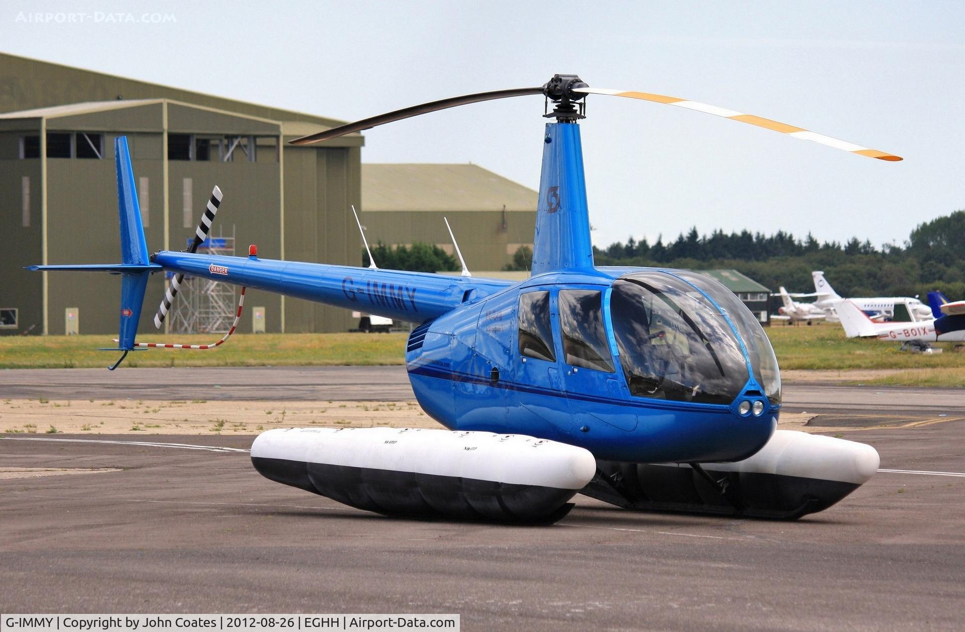 G-IMMY, 2008 Robinson R44 Clipper C/N 1890, With utility floats