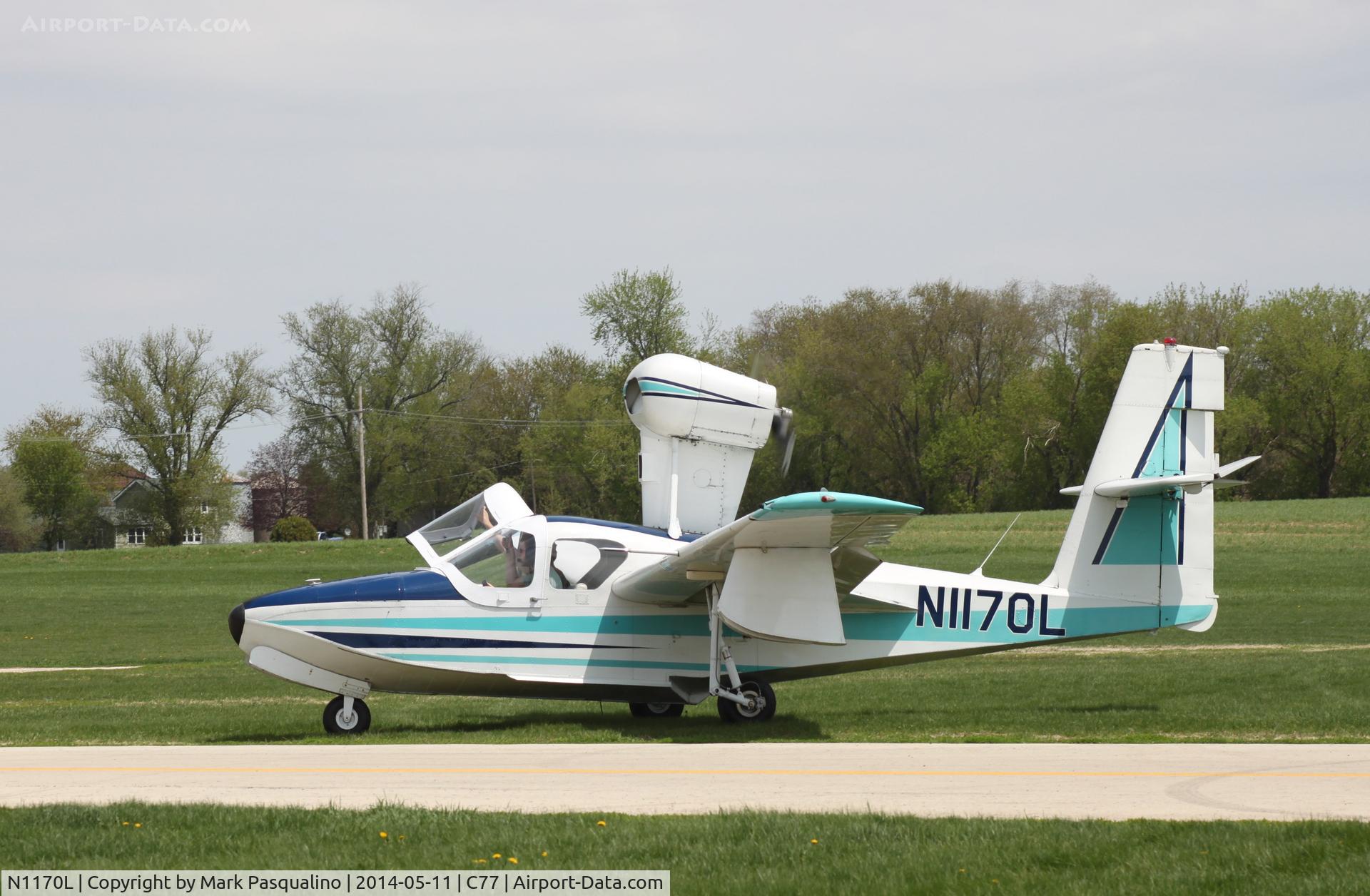 N1170L, 1966 Aerofab Inc Lake LA-4 C/N 332, Lake LA-4