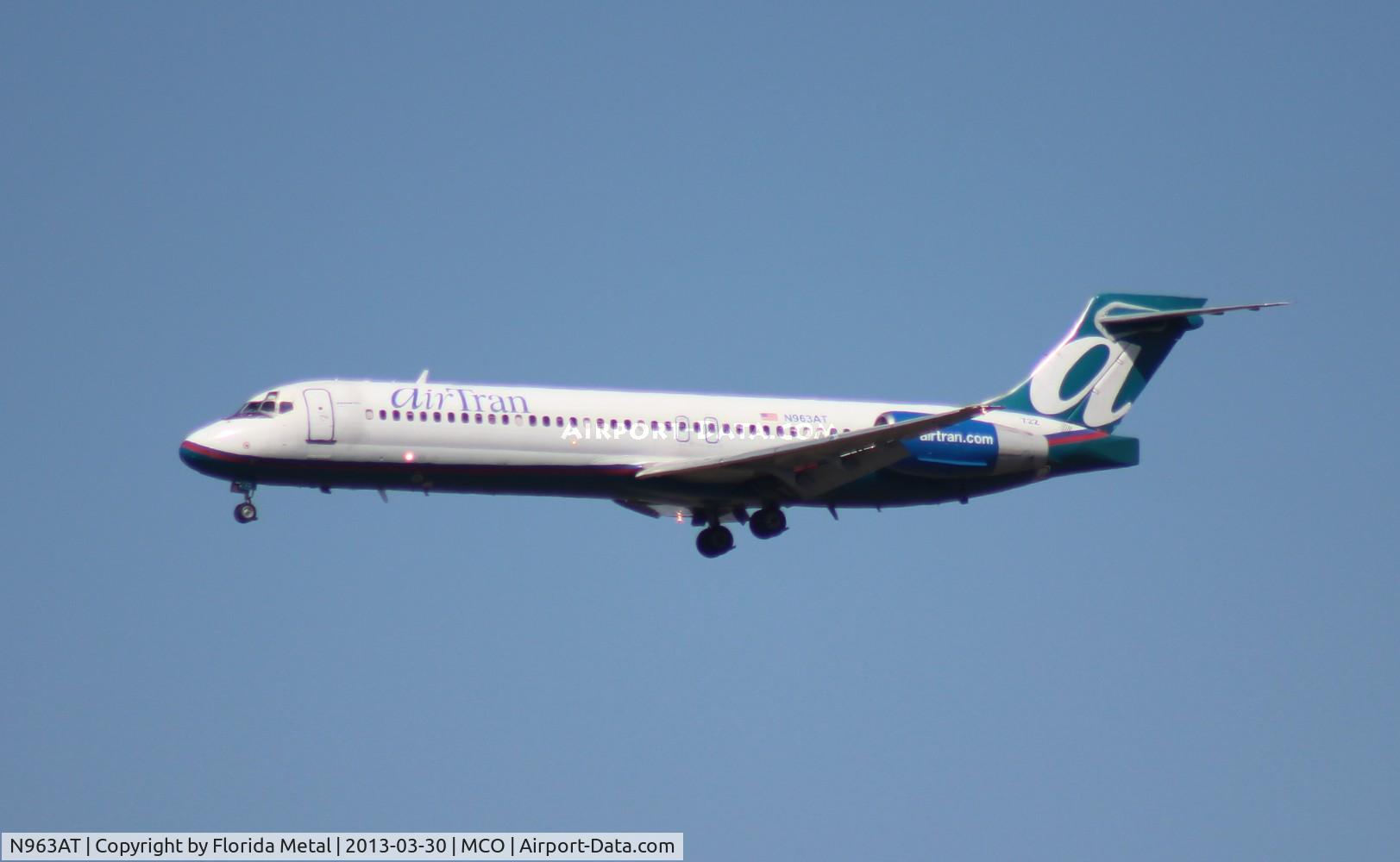 N963AT, 2001 Boeing 717-200 C/N 55024, Air Tran 717