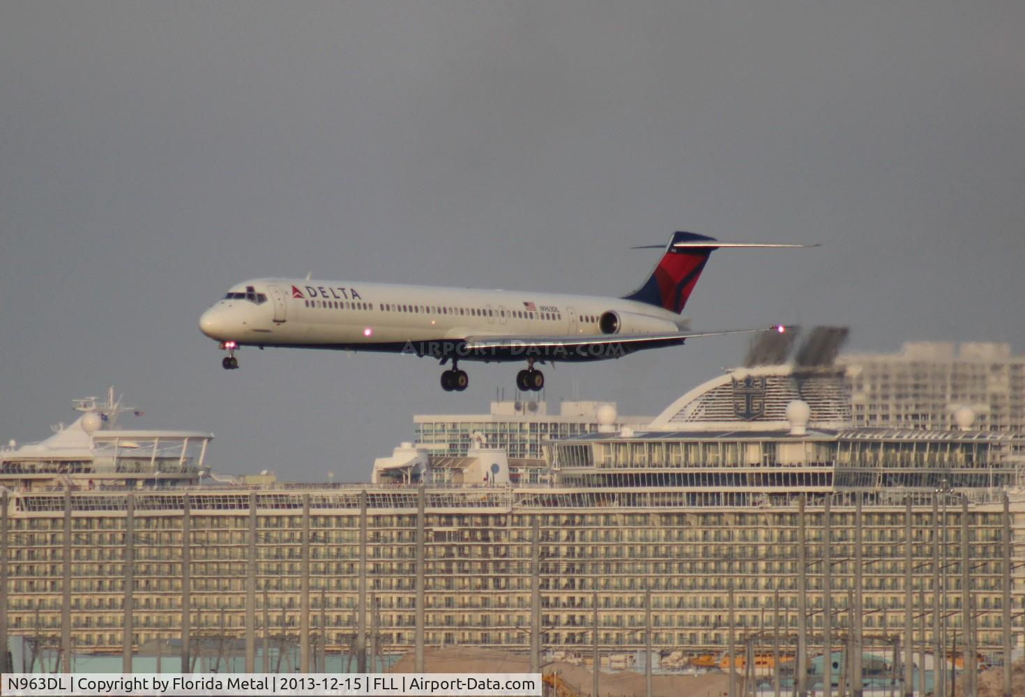 N963DL, 1990 McDonnell Douglas MD-88 C/N 49982, Delta MD-88