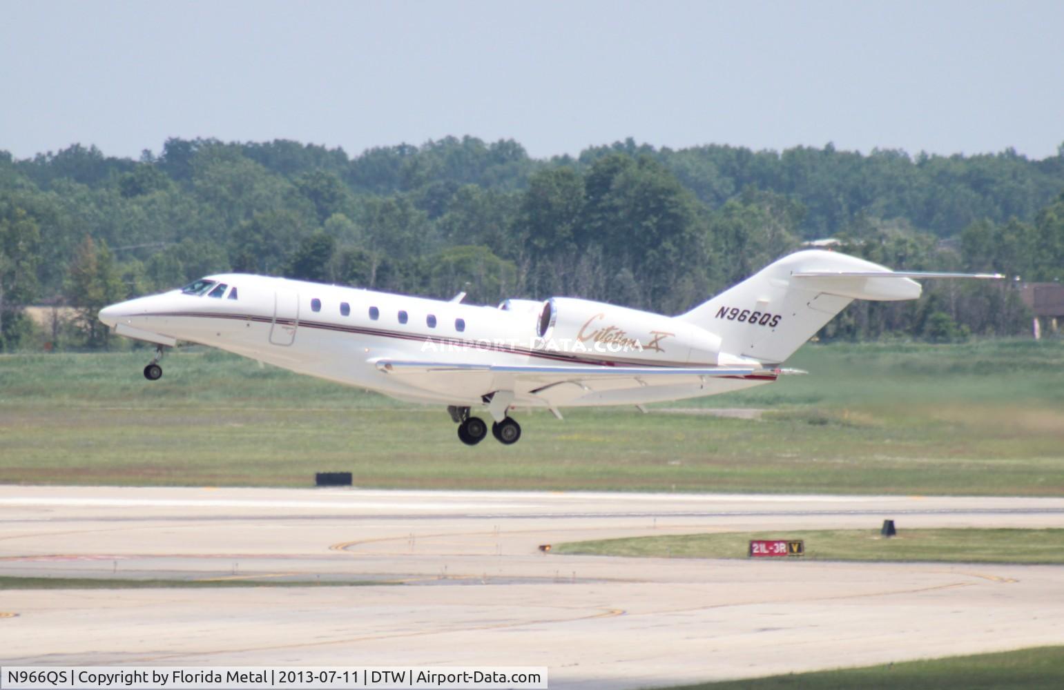 N966QS, 2001 Cessna 750 Citation X Citation X C/N 750-0166, Net Jets Citation X