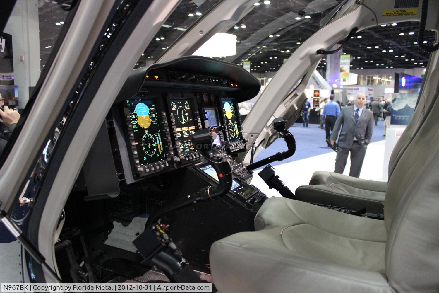 N967BK, 2011 Bell 429 GlobalRanger C/N 57074, Bell 429 cockpit NBAA Orlando