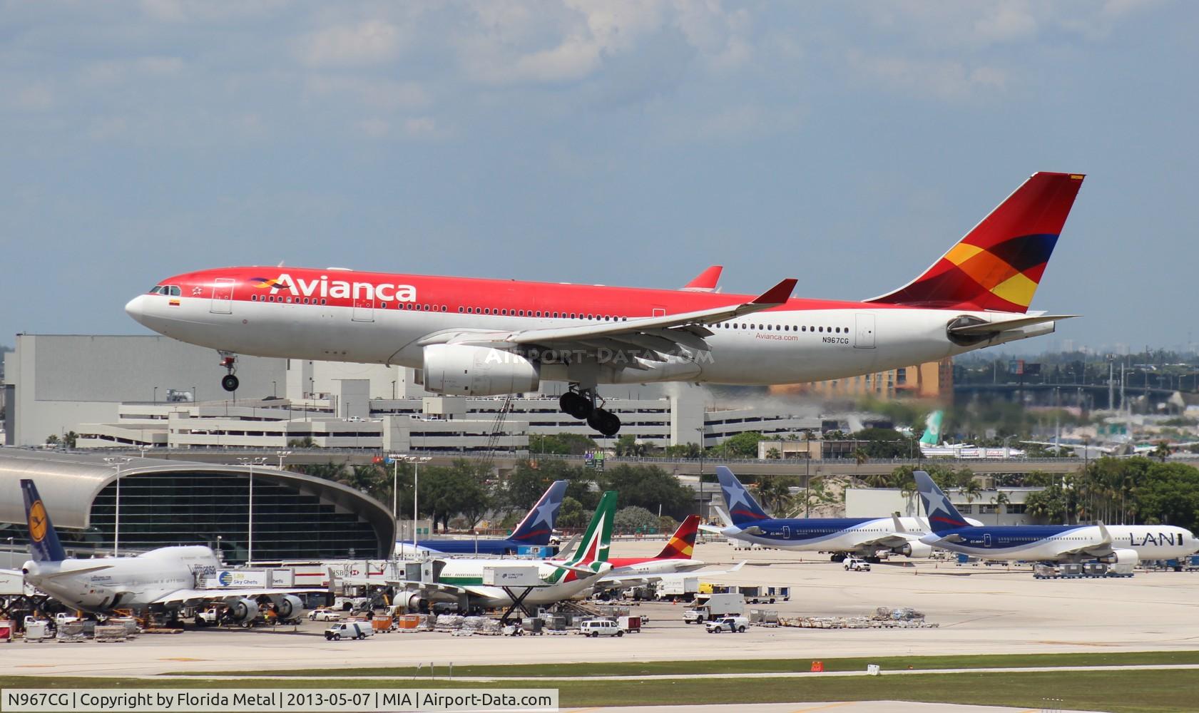 N967CG, 2008 Airbus A330-243 C/N 0967, Avianca A330-200