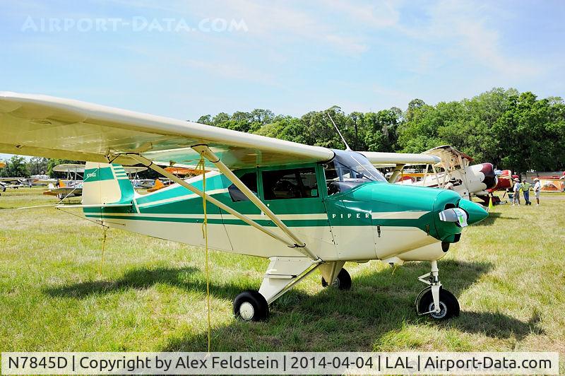 N7845D, 1957 Piper PA-22-150 Tri-Pacer C/N 22-5495, Sun-N-Fun 2014