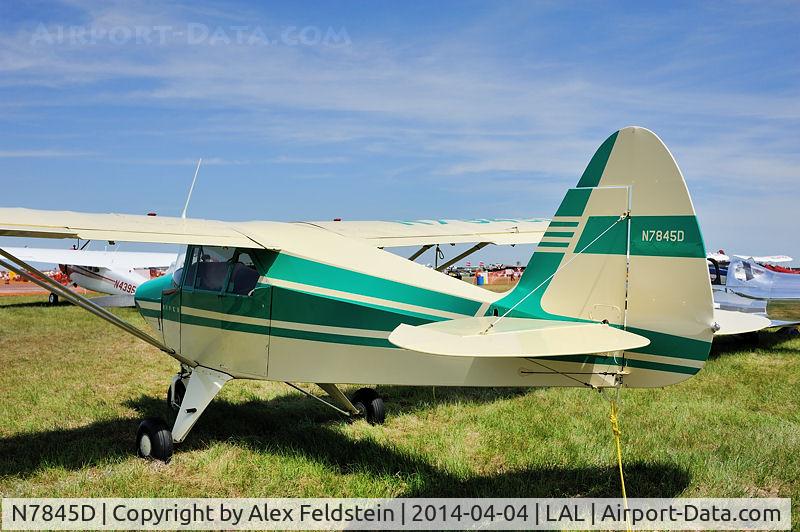 N7845D, 1957 Piper PA-22-150 Tri-Pacer C/N 22-5495, Sun-N-Fun 2014