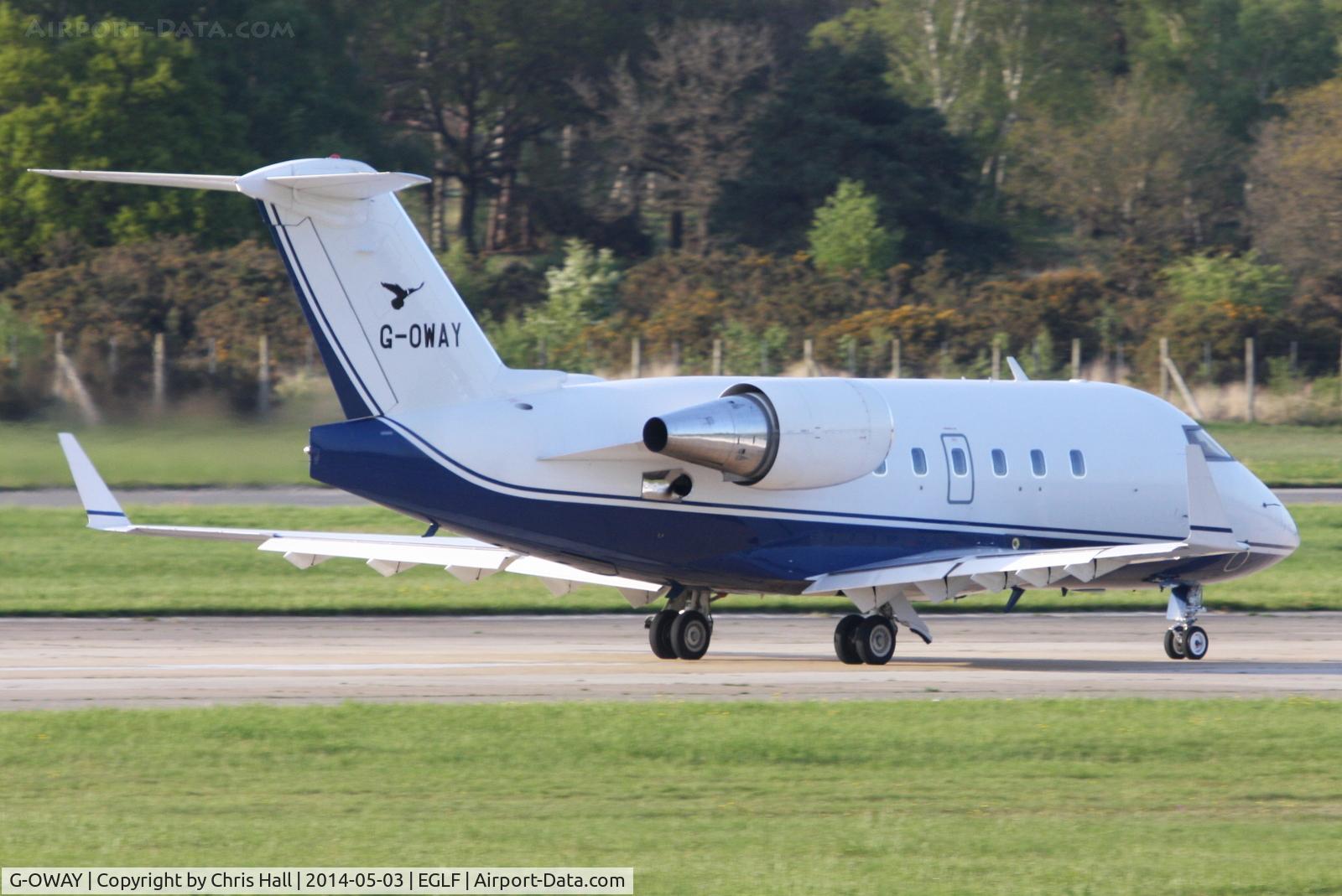 G-OWAY, 1991 Canadair Challenger 601-3A (CL-600-2B16) C/N 5085, Edinburgh Air Charter Ltd