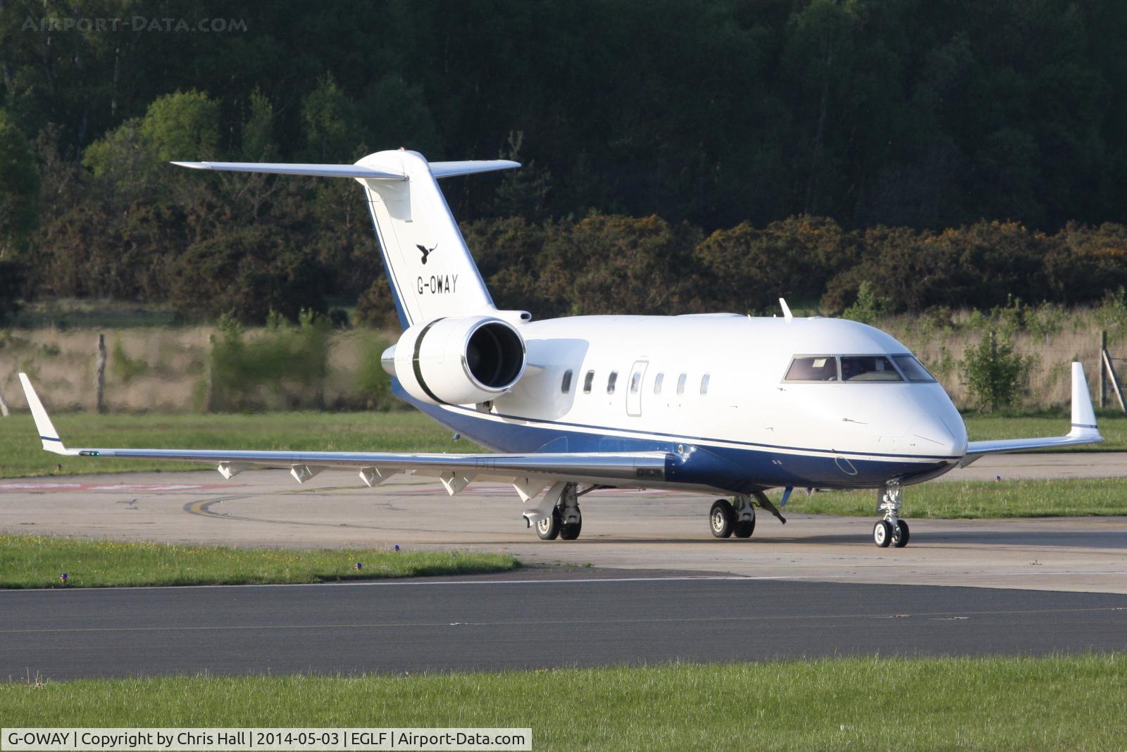 G-OWAY, 1991 Canadair Challenger 601-3A (CL-600-2B16) C/N 5085, Edinburgh Air Charter Ltd