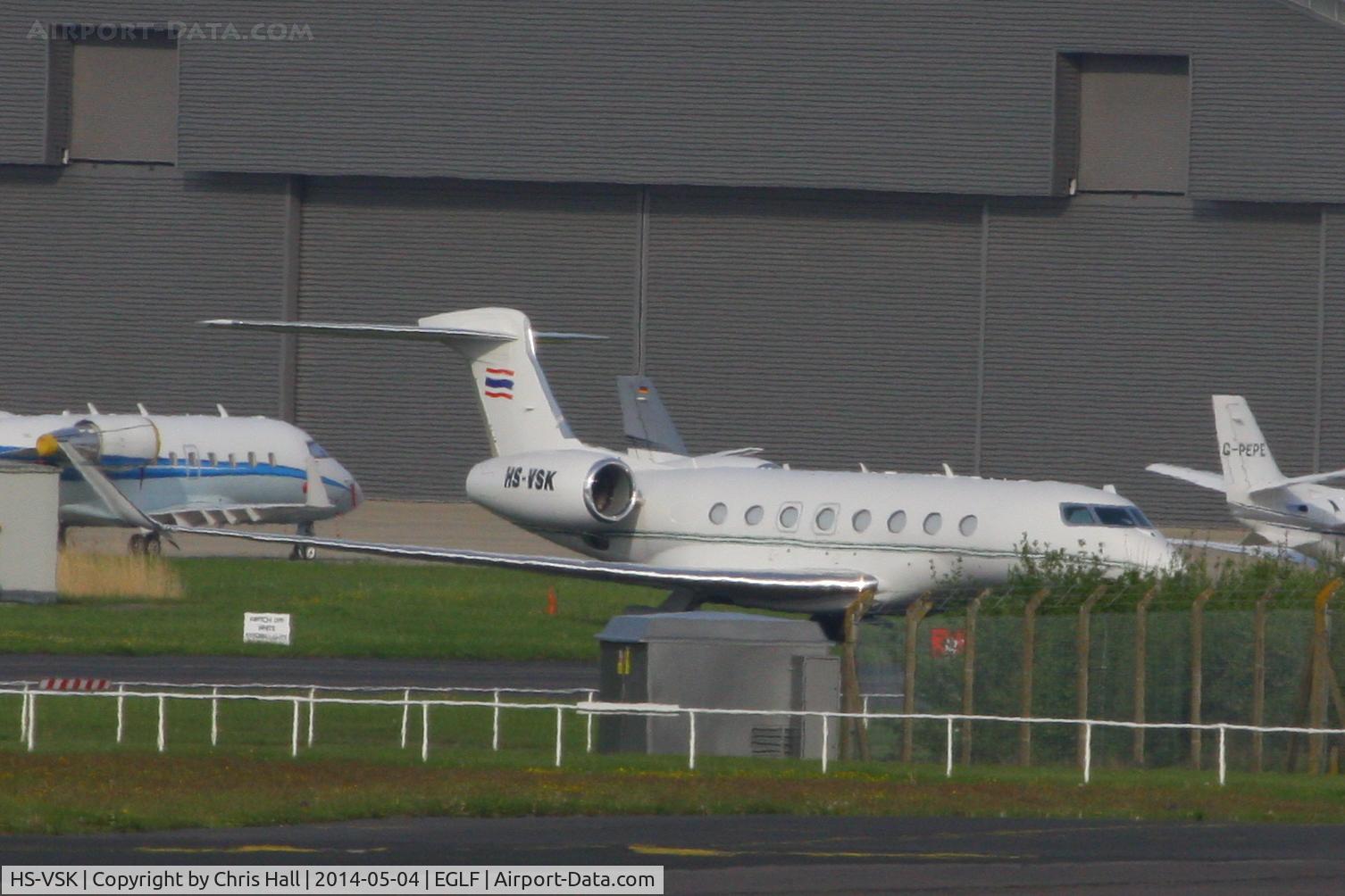 HS-VSK, 2013 Gulfstream Aerospace G650 (G-VI) C/N 6023, Vichai Srivaddhanaprabha