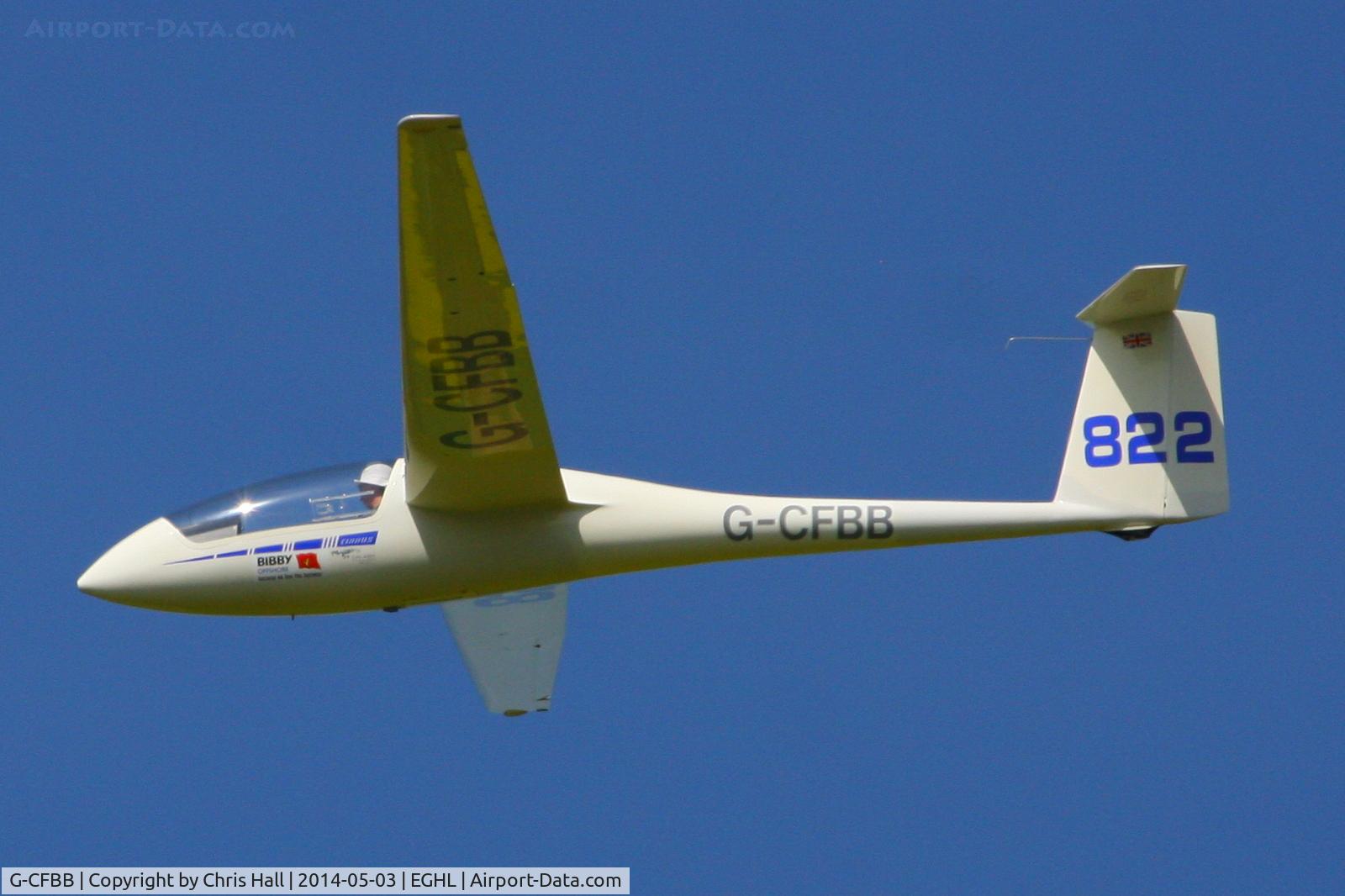 G-CFBB, 1973 Grob Standard Cirrus C/N 327G, at Lasham airfield