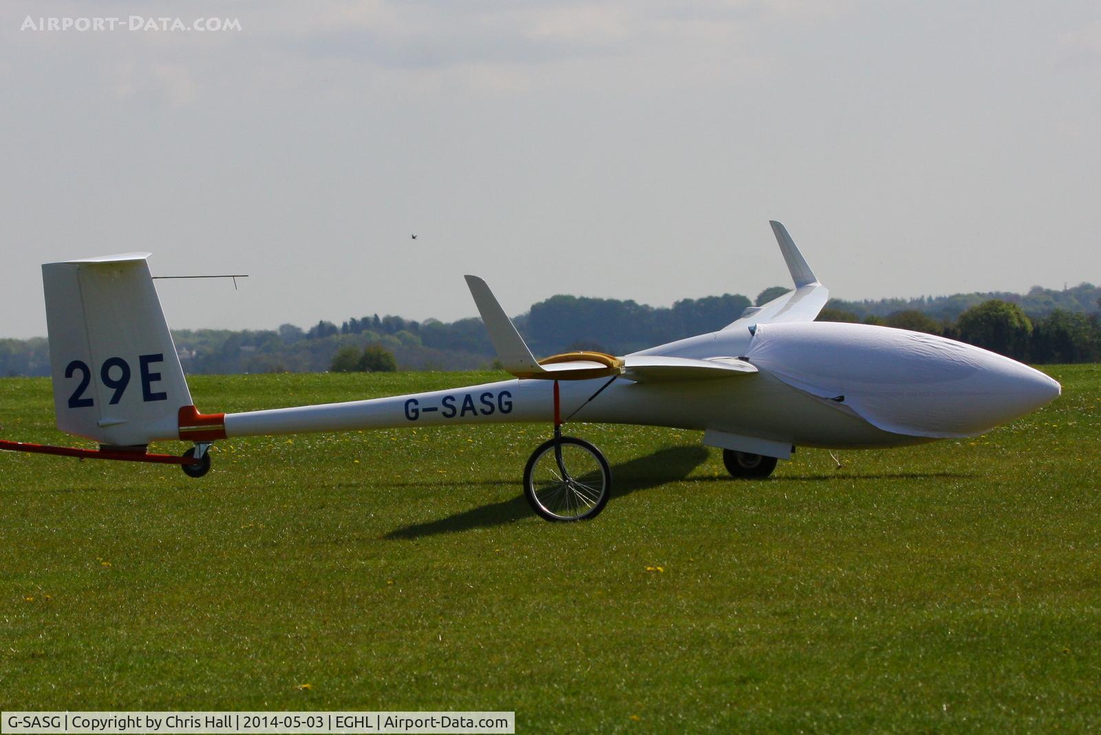 G-SASG, 2007 Schleicher ASW-27-18E C/N 29530, at Lasham airfield