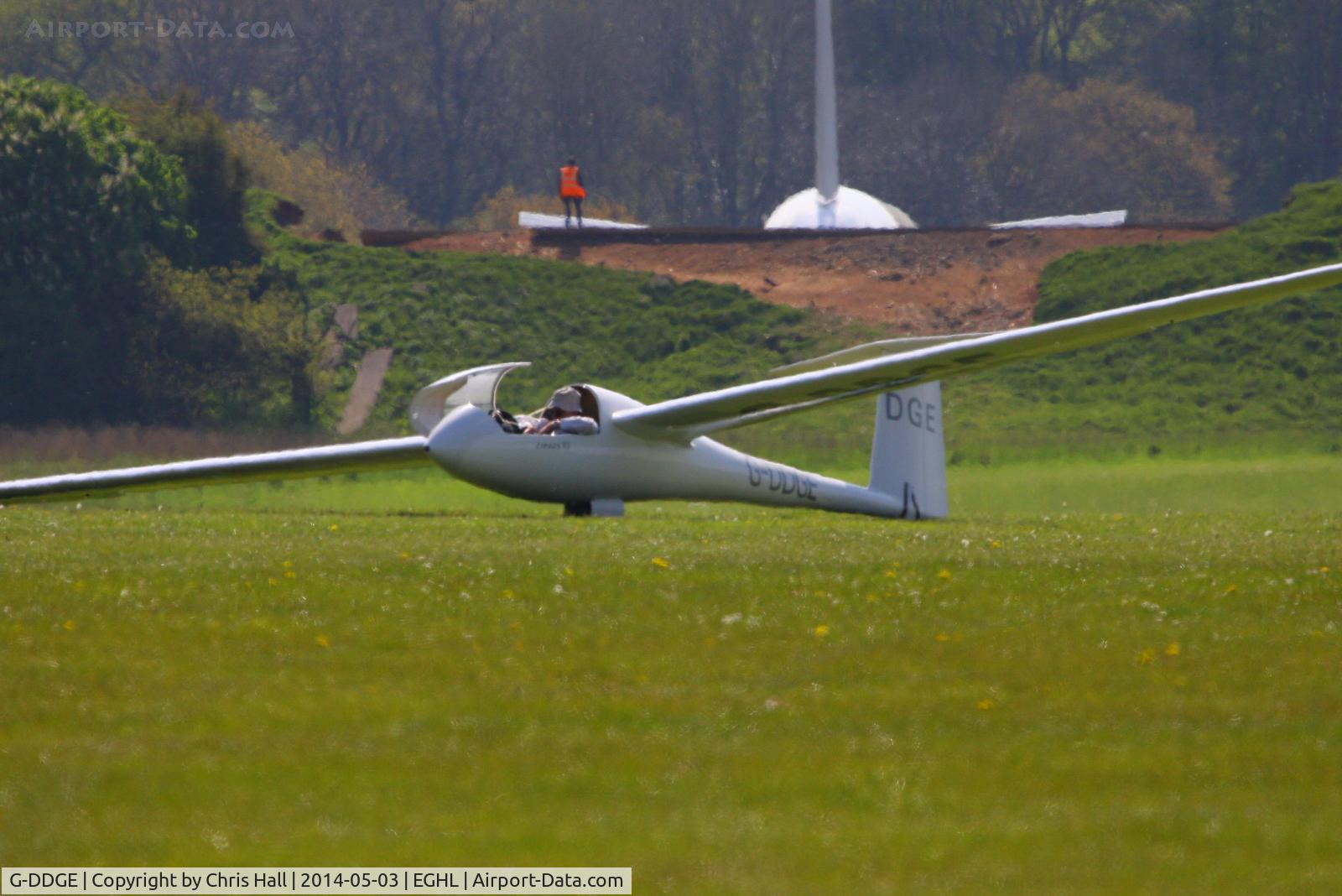 G-DDGE, 1975 Schempp-Hirth Standar Cirrus C/N 606, at Lasham airfield