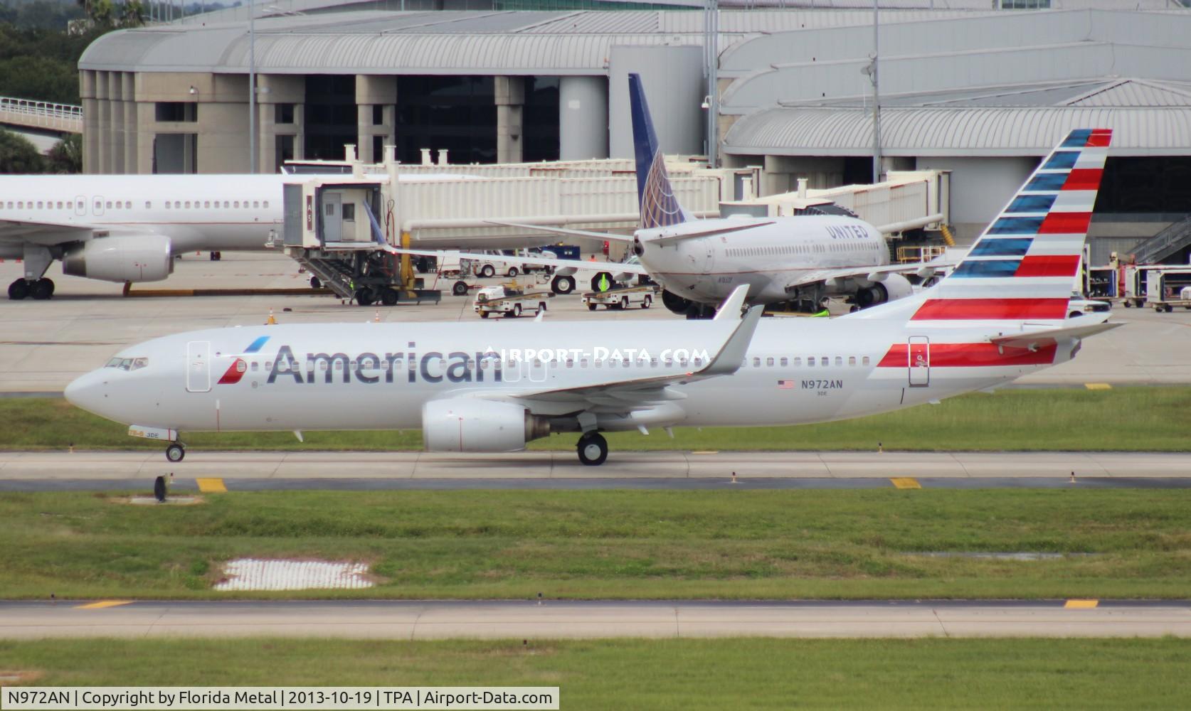 N972AN, 2001 Boeing 737-823 C/N 30097, American 737-800