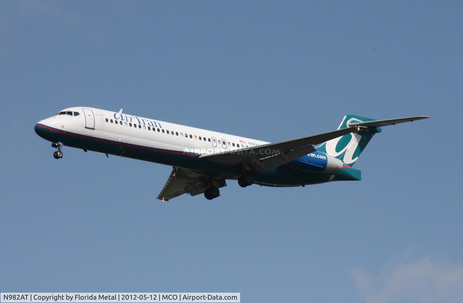 N982AT, 2002 Boeing 717-200 C/N 55041, Air Tran 717