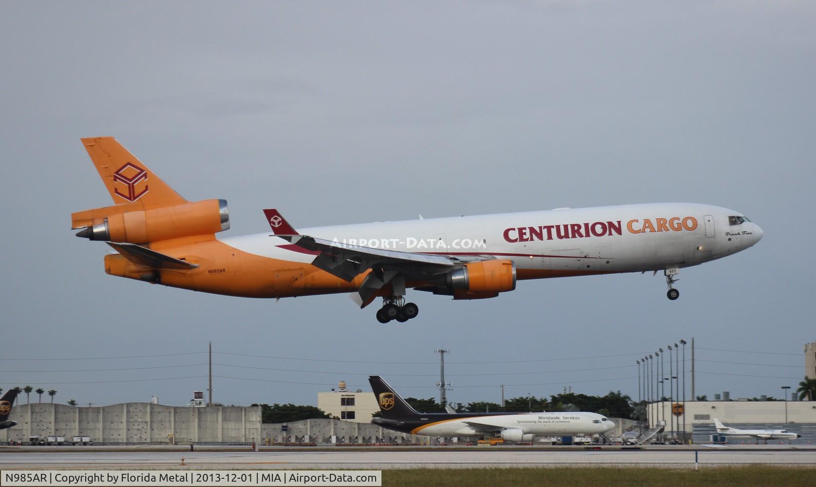 N985AR, 1992 McDonnell Douglas MD-11F C/N 48430, Centurion MD-11F