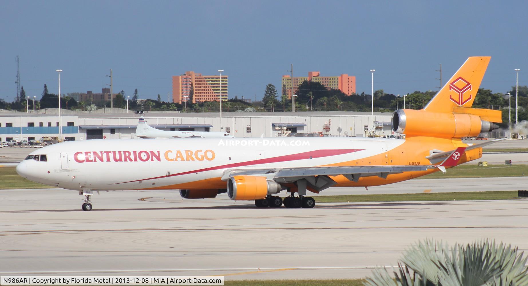 N986AR, 1991 McDonnell Douglas MD-11F C/N 48426, Centurion MD-11F
