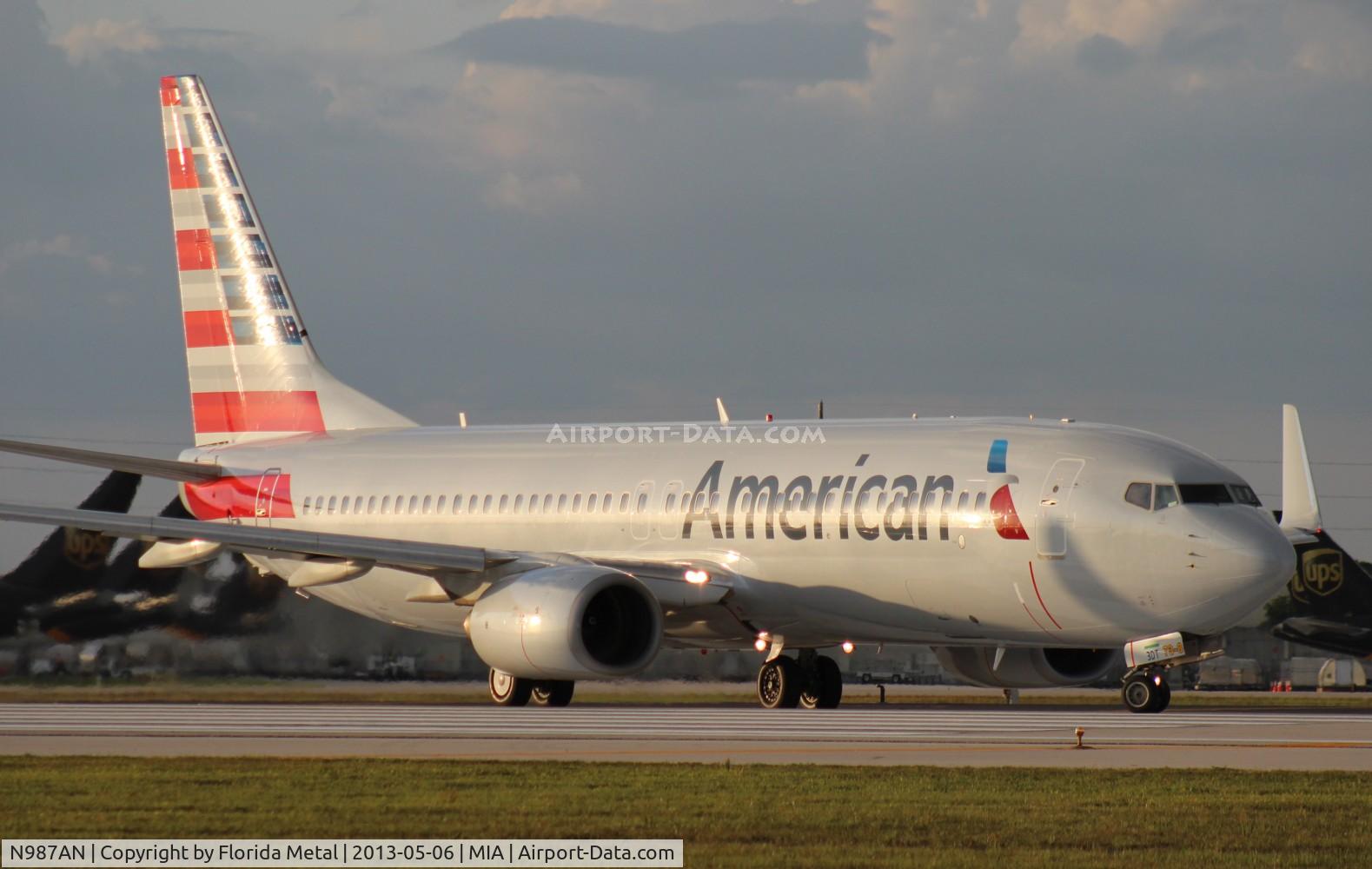 N987AN, 2009 Boeing 737-823 C/N 31069, American 737-800