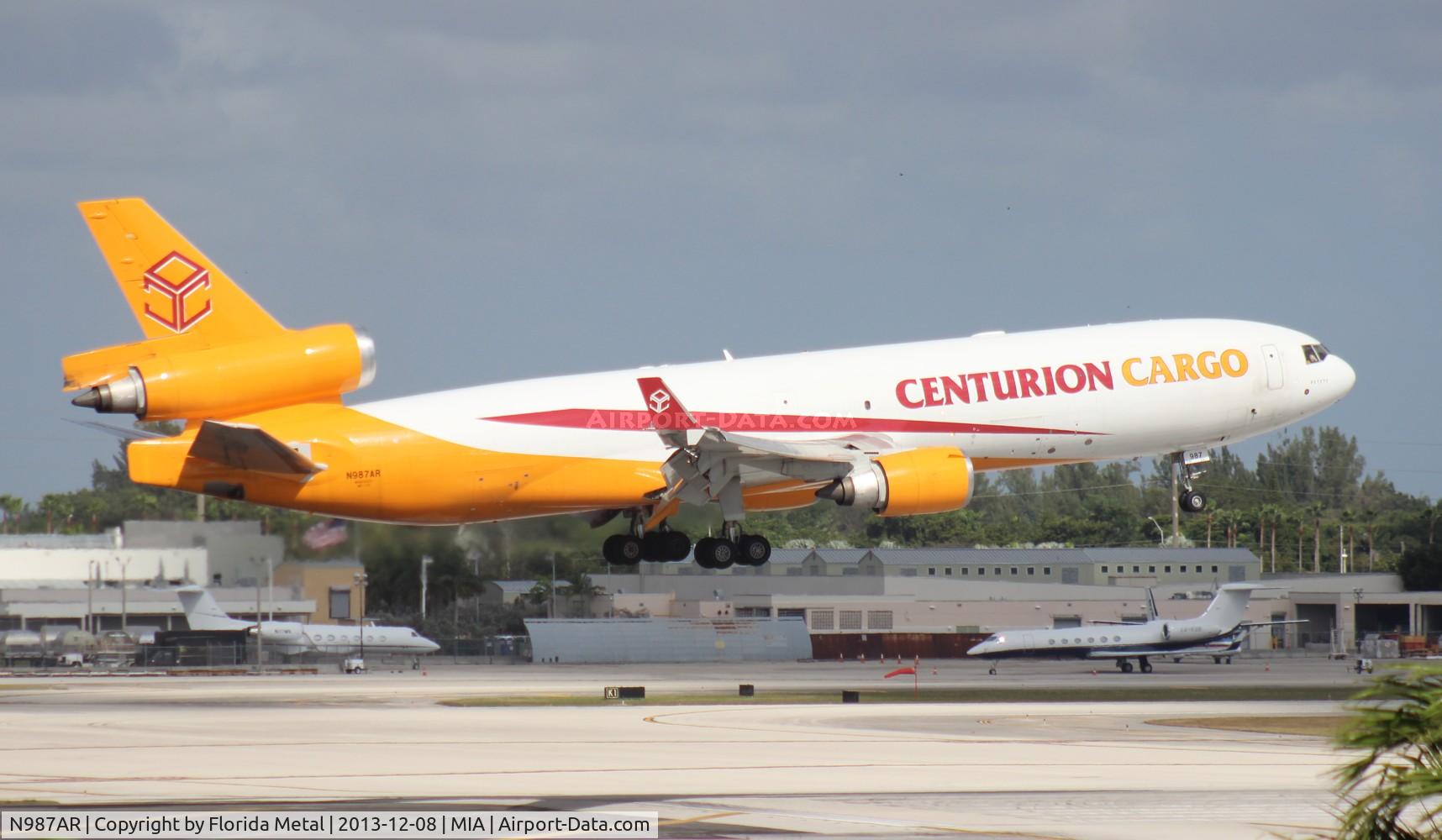 N987AR, 1991 McDonnell Douglas MD-11C (F)    . C/N 48427, Centurion MD-11F ex Alitalia