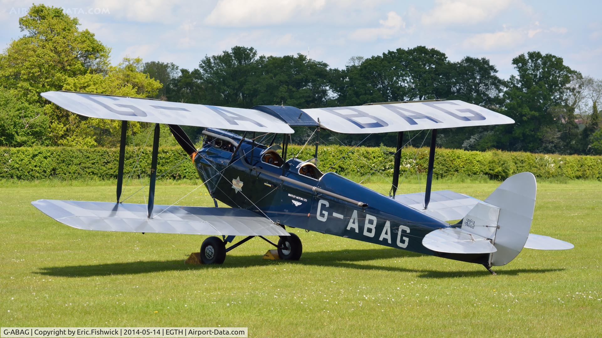G-ABAG, 1930 De Havilland DH60G Gipsy Moth C/N 1259, 1. G-ABAG Pristine Gipsy Moth visiting The Shuttleworth Collection.