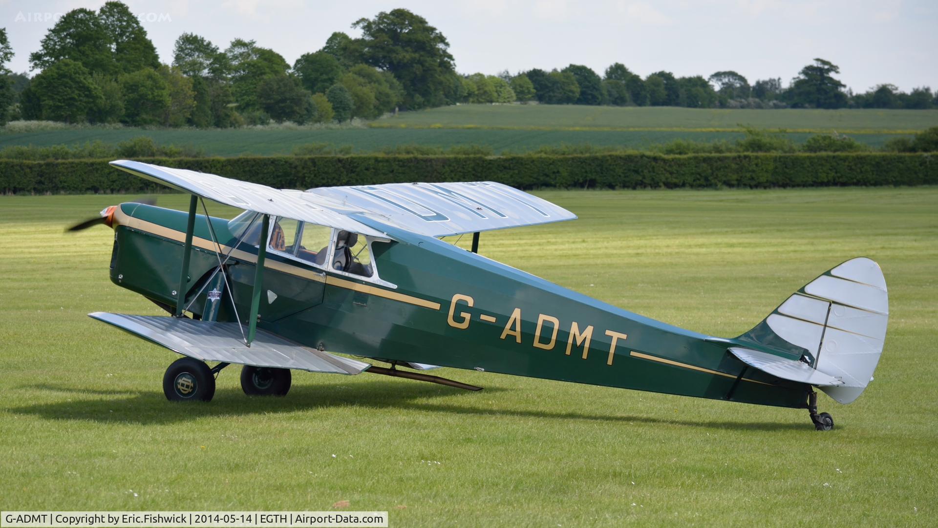 G-ADMT, 1936 De Havilland DH.87B Hornet Moth C/N 8093, 1. G-ADMT Pristine Hornet Moth visiting The Shuttleworth Collection.