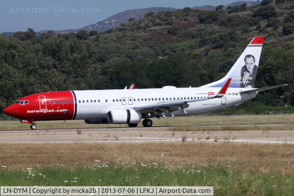 LN-DYM, 2011 Boeing 737-8JP C/N 39005, Landing