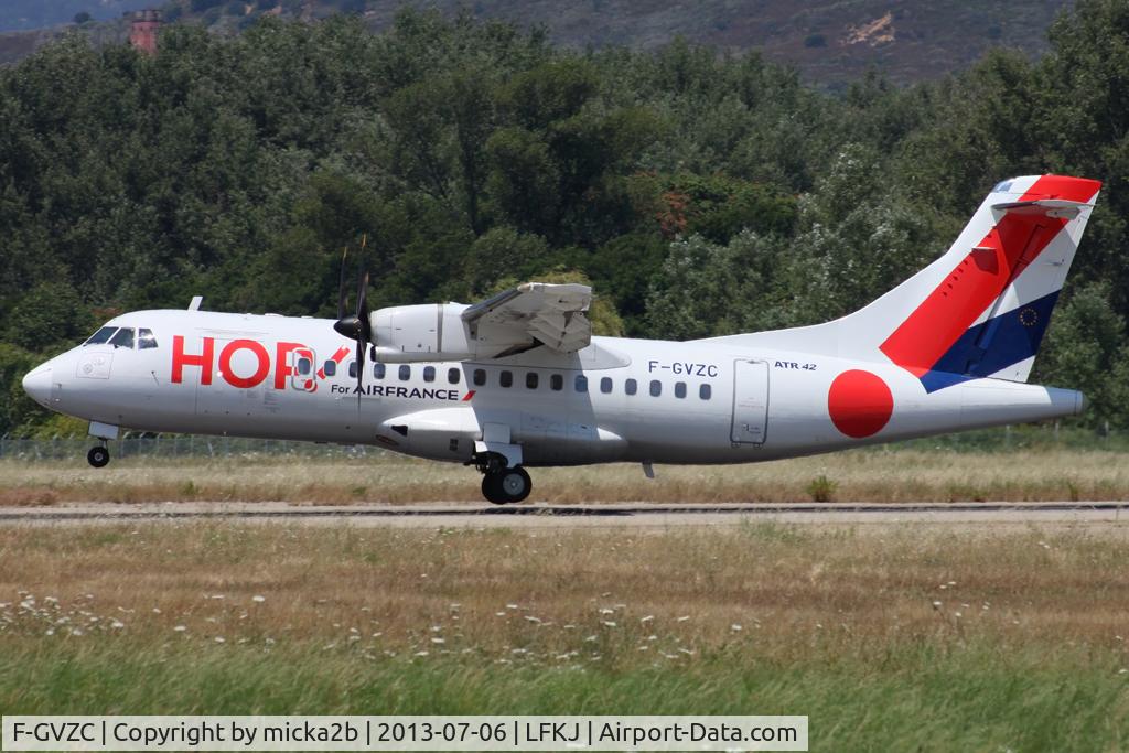 F-GVZC, 1996 ATR 42-500 C/N 516, Landing