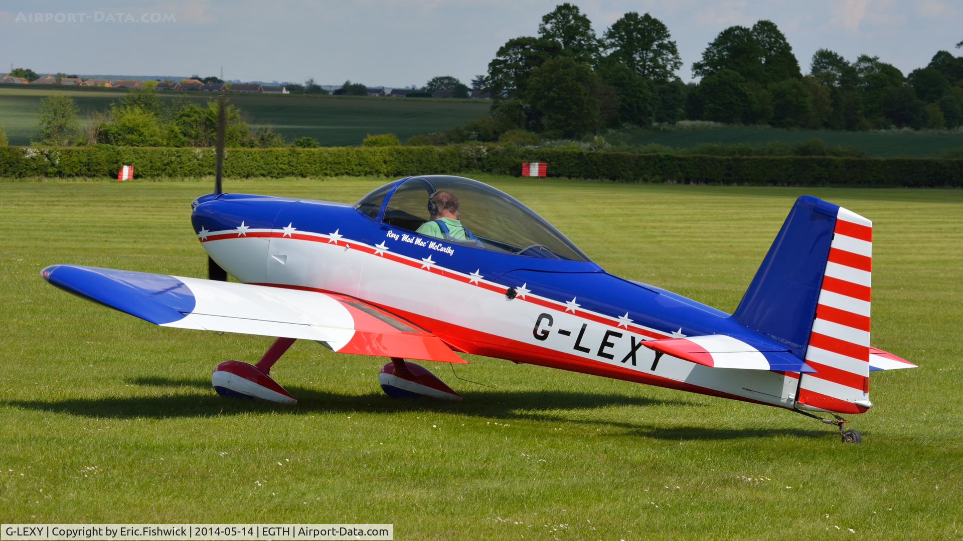 G-LEXY, 2010 Vans RV-8 C/N 303-14756, 1. G-LEXY visiting The Shuttleworth Collection.