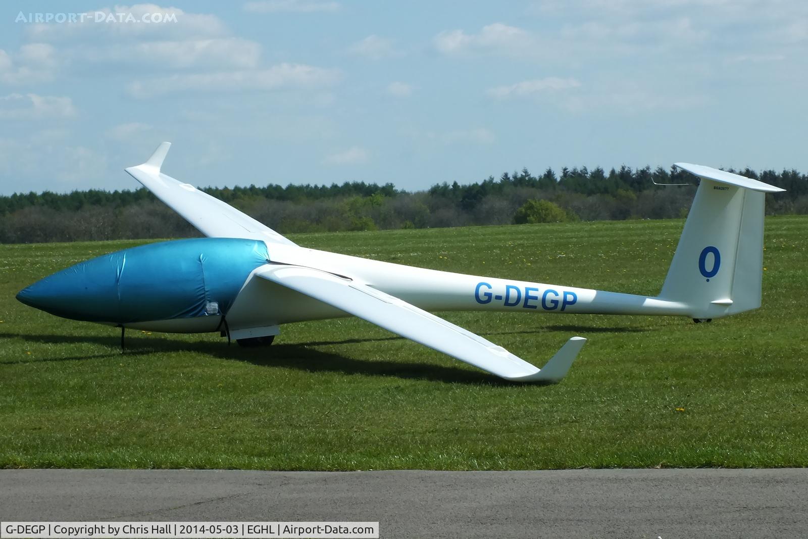 G-DEGP, 1980 Schleicher ASW-20L C/N 20336, at Lasham airfield