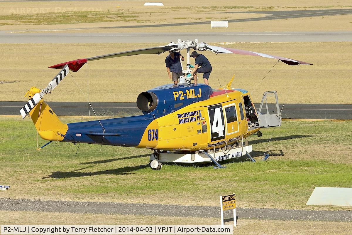 P2-MLJ, Bell 214B-1 Biglifter C/N 28066, Bell 214B-1, c/n: 28066 at Perth Jandakot